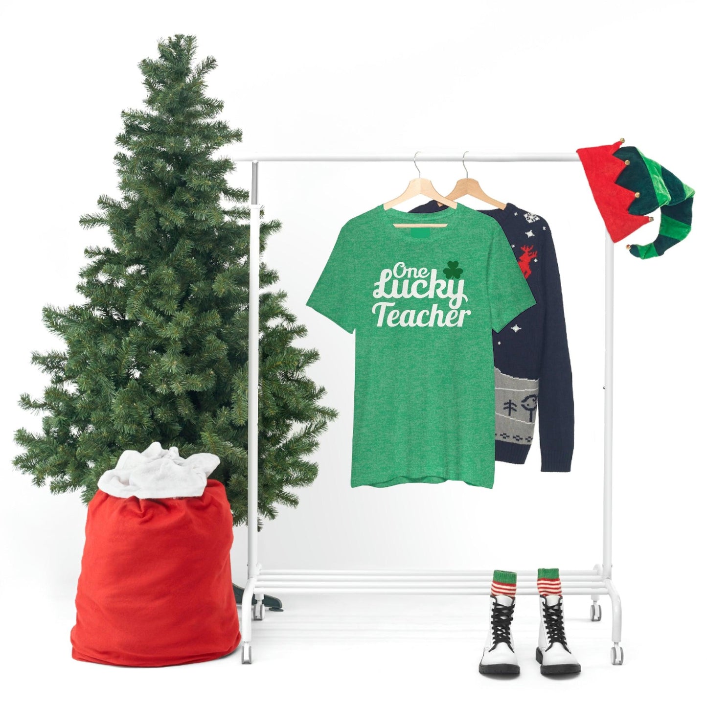 One Lucky Teacher Shirt feeling Lucky St Patrick's Day shirt - Funny St Paddy's day Funny Shirt - Giftsmojo