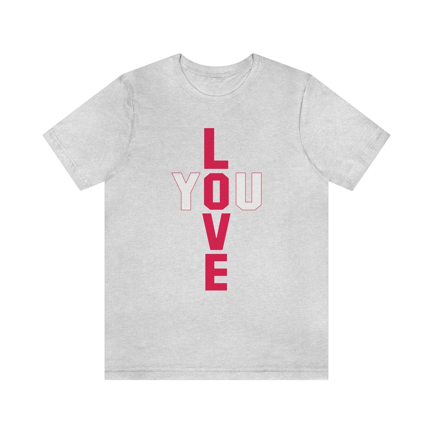 T-shape Love you Tee - Giftsmojo