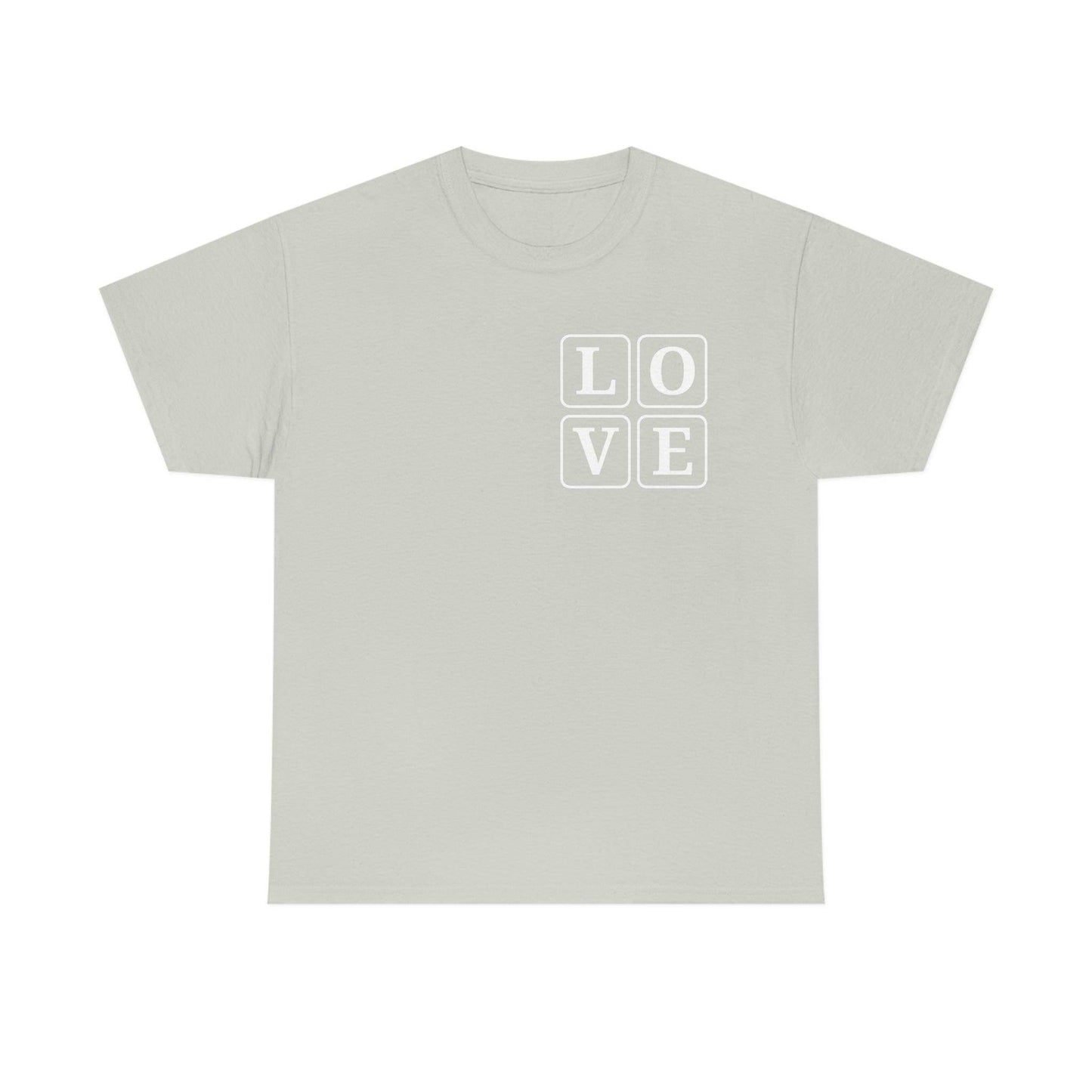 Love Square T-Shirt, - Giftsmojo