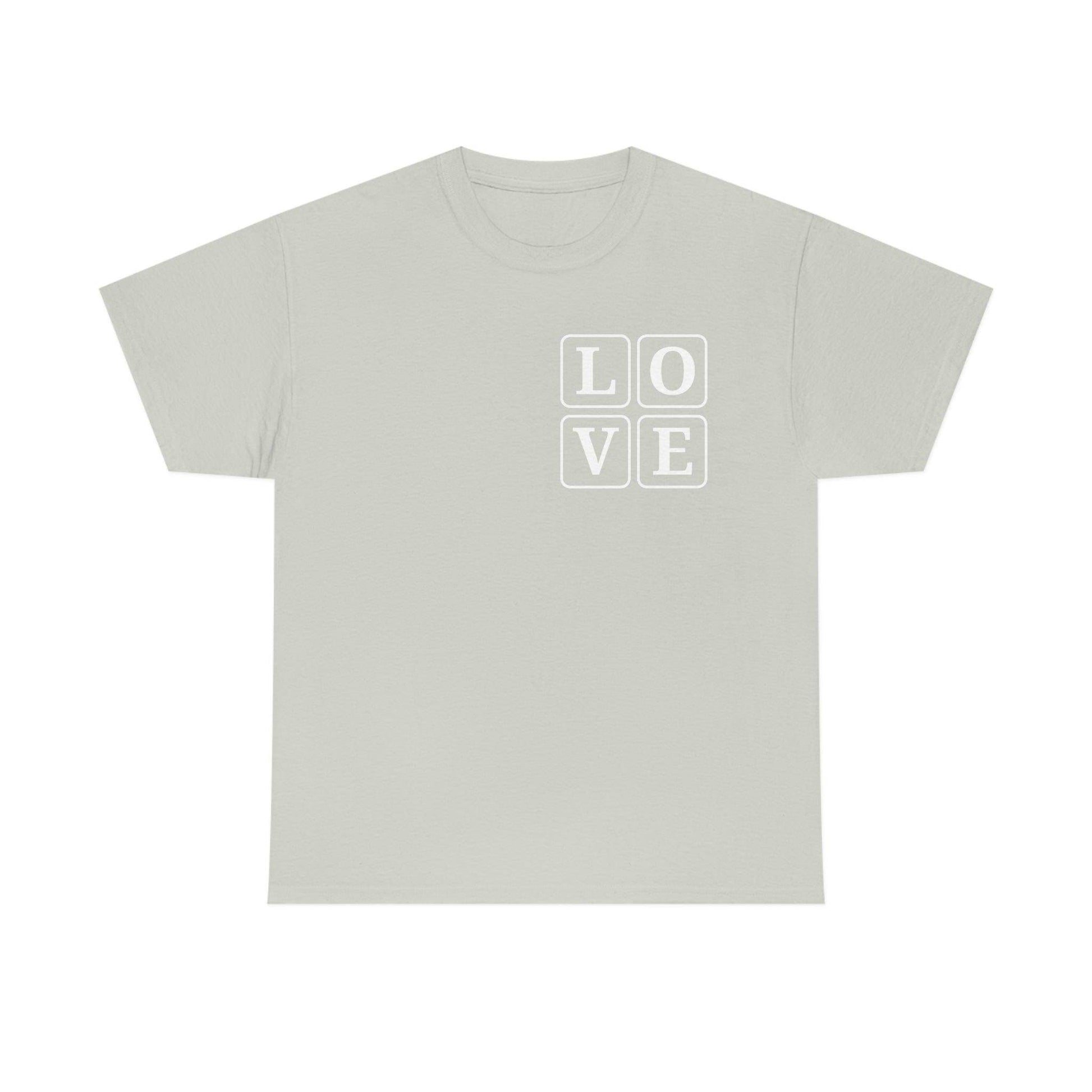 Love Square T-Shirt, - Giftsmojo
