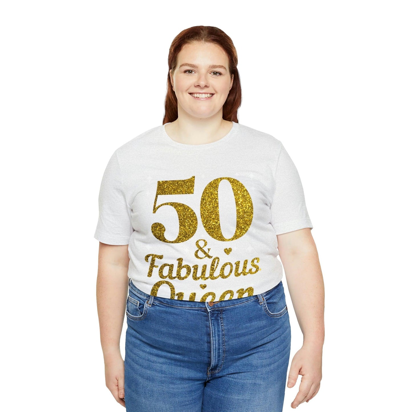 Funny 50th birthday shirt, 50th birthday Tshirt, 50 and fabulous Queen, birthday queen shirt, Gift for 50th birthday, Vintage shirt, birthday gift, birthday girl shirt, mom’s birthday gift, mom gift, wife gift, - Giftsmojo