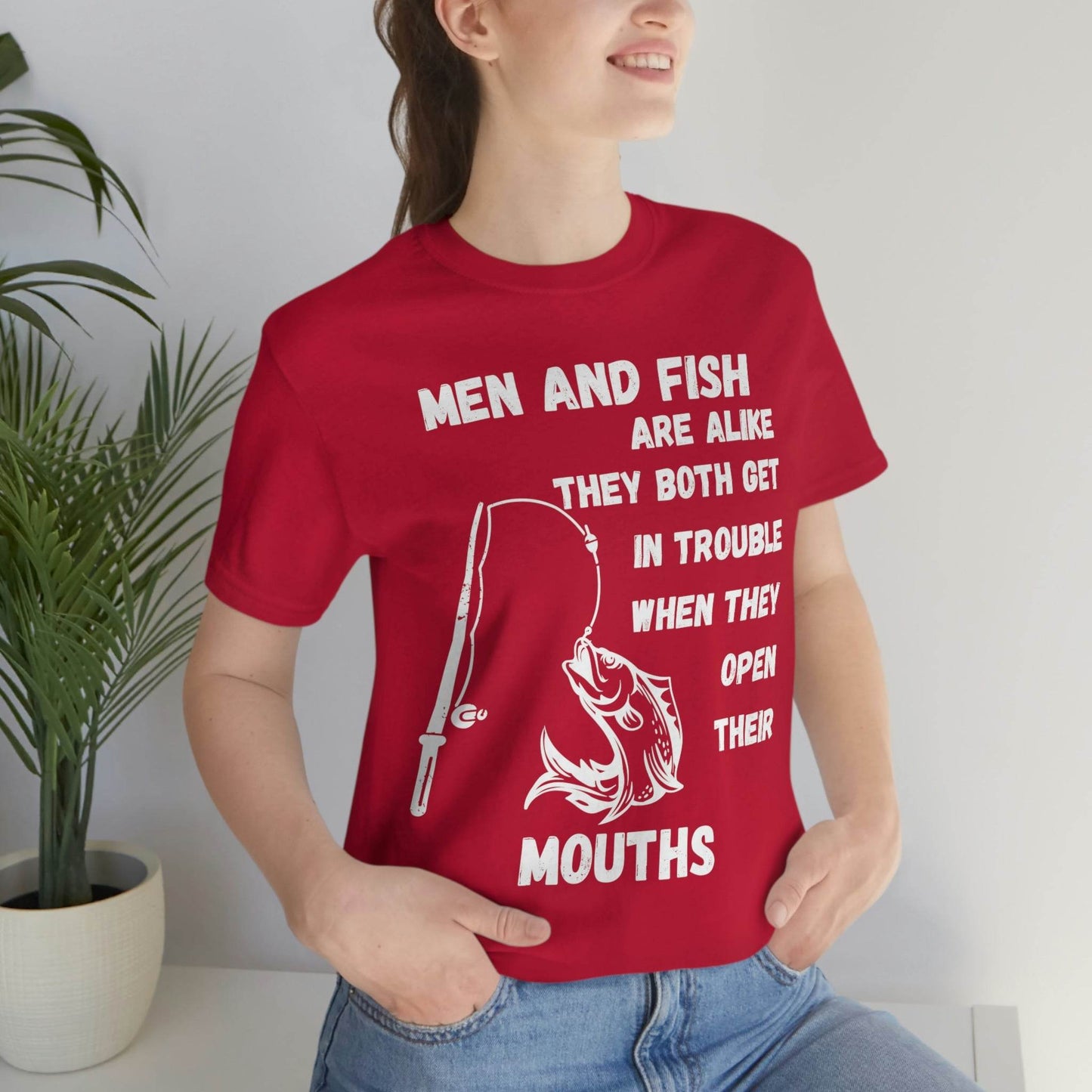 Men and Fish are Alike - Funny fishing shirt - Giftsmojo