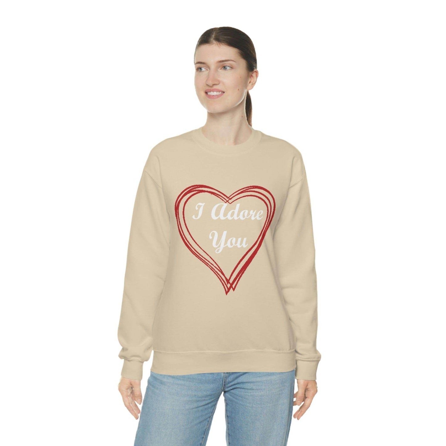 I Adore You Crewneck Sweatshirt - Giftsmojo