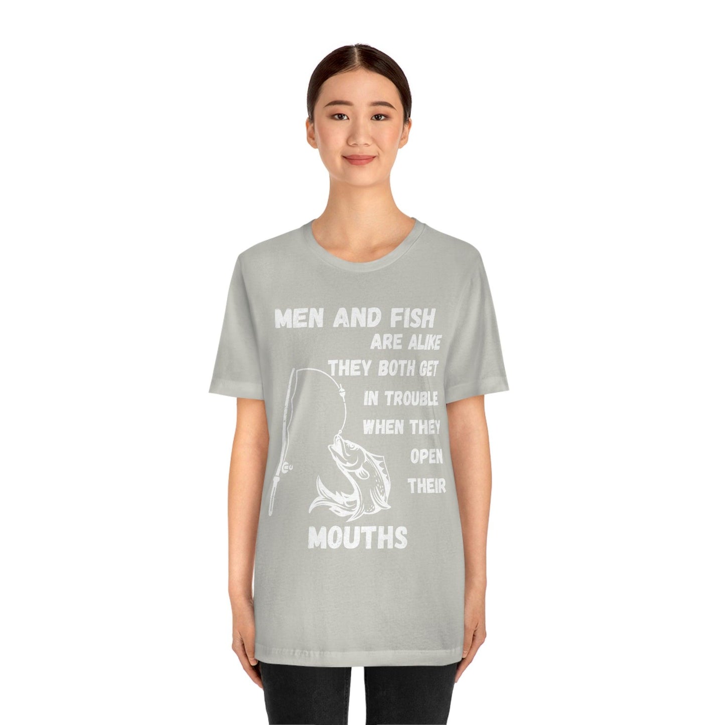 Men and Fish are Alike - Funny fishing shirt - Giftsmojo