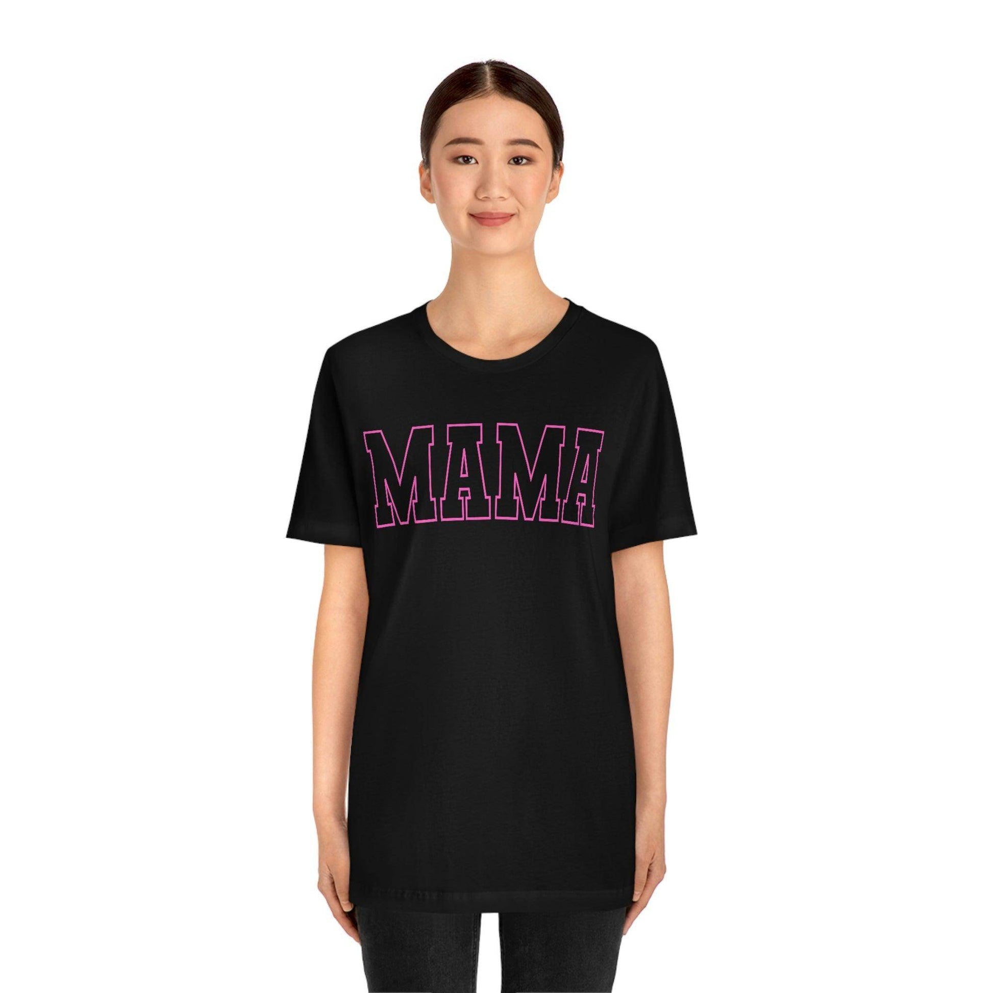 Cute Mama shirt mom shirt gift for her - mothers day shirt mothers day gift mom life shirt - retro mama shirt boy mama shirt mama t-shirt - Giftsmojo