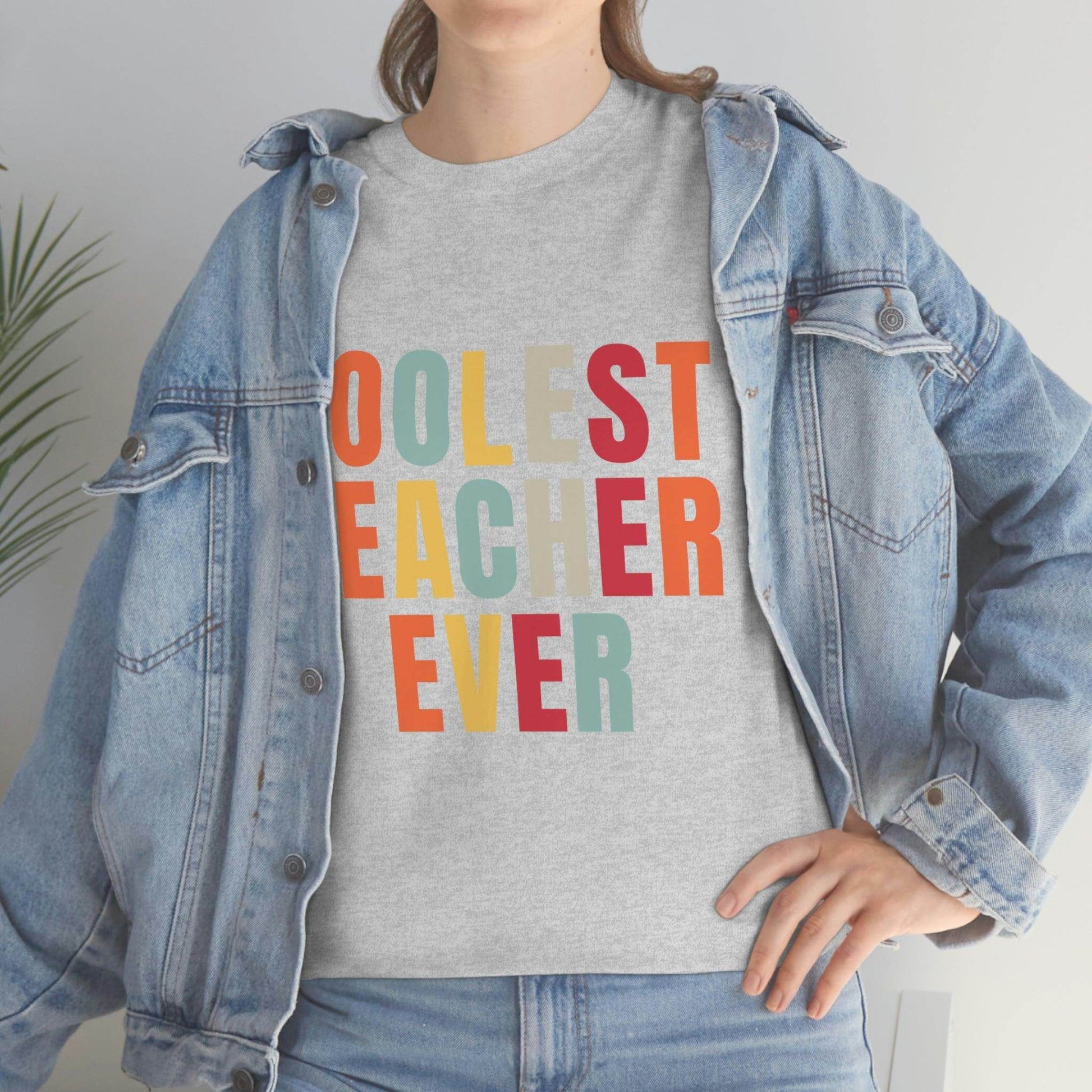 Coolest Teacher Ever Shirt - Giftsmojo