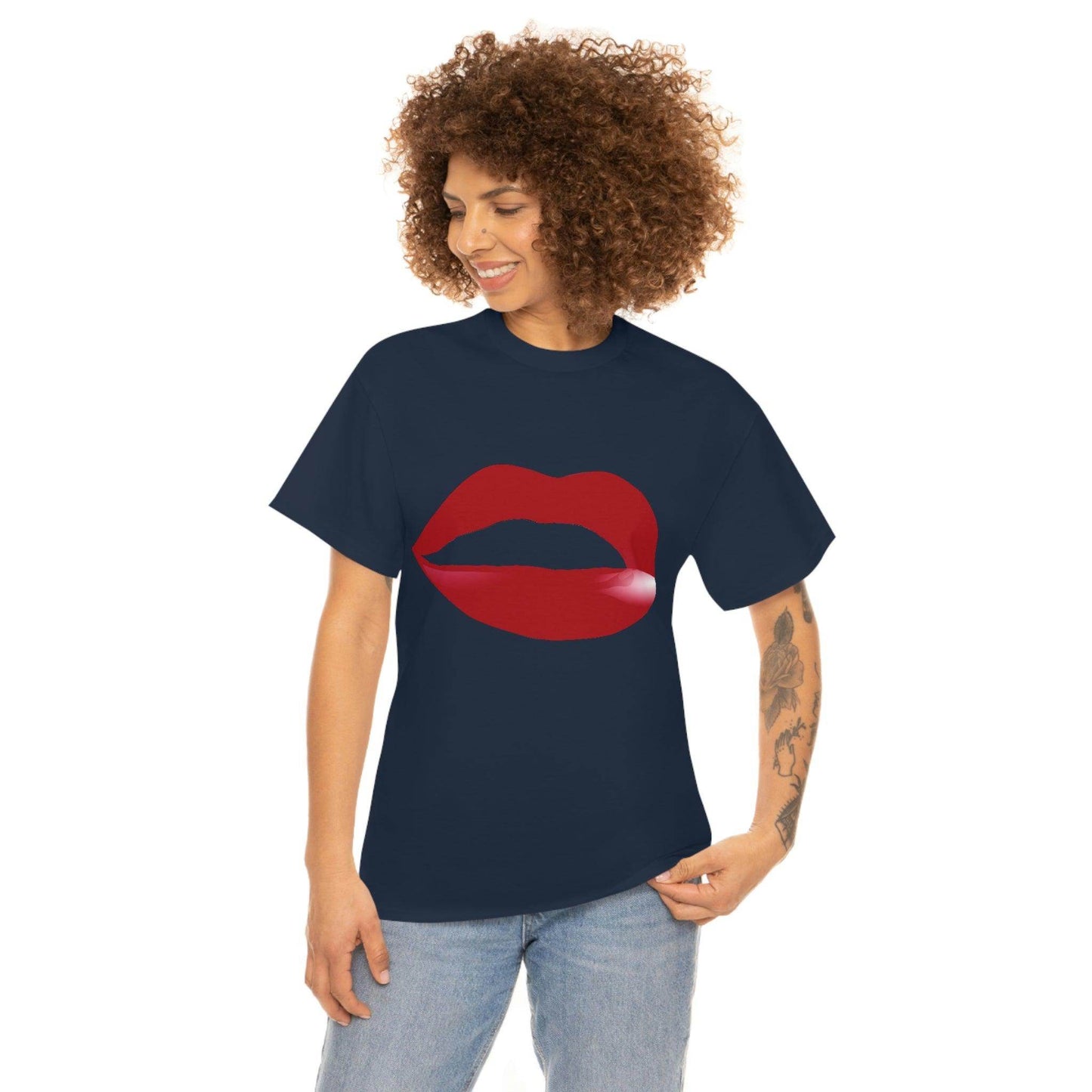 Kiss Lips Tee - Giftsmojo