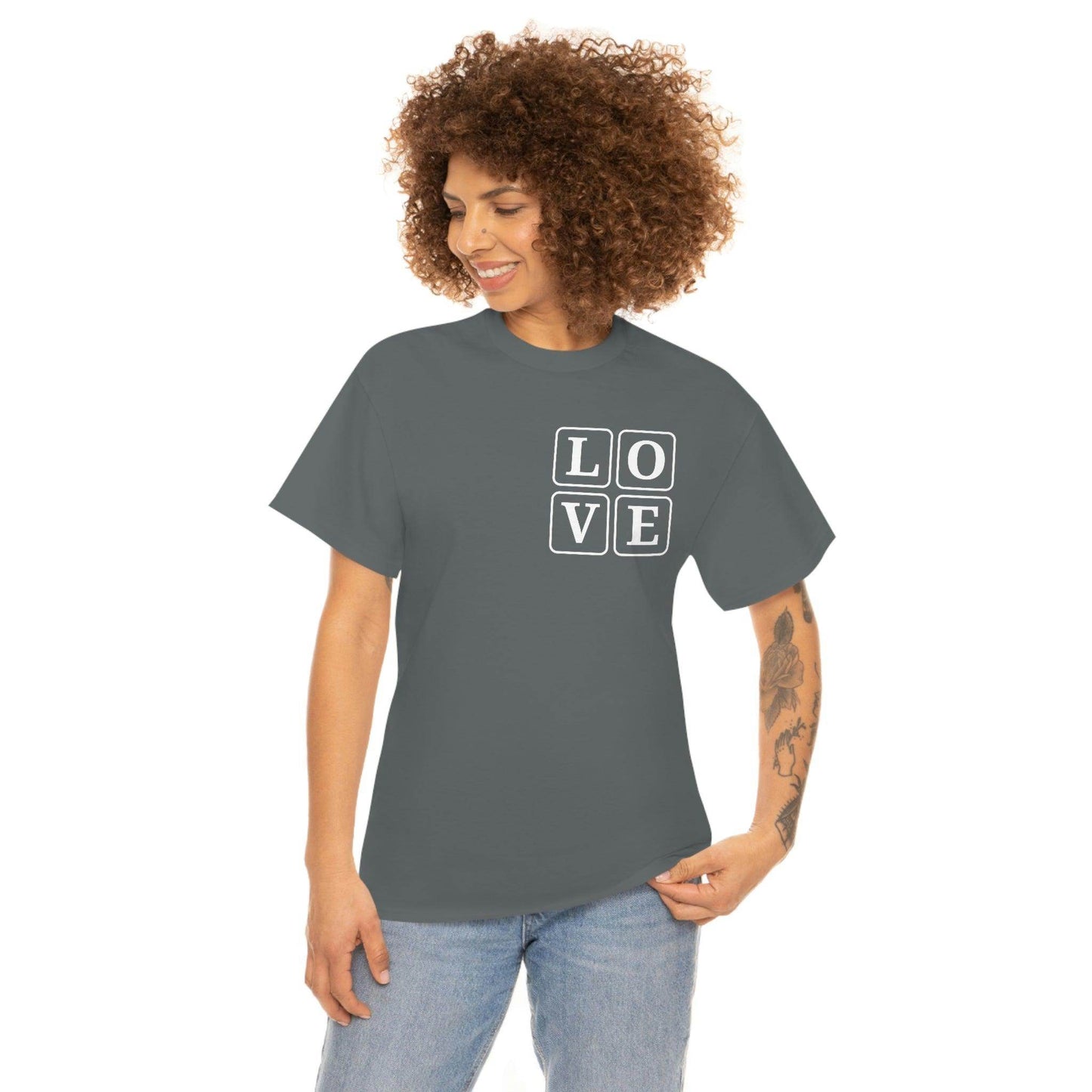 Love Square T-Shirt, - Giftsmojo