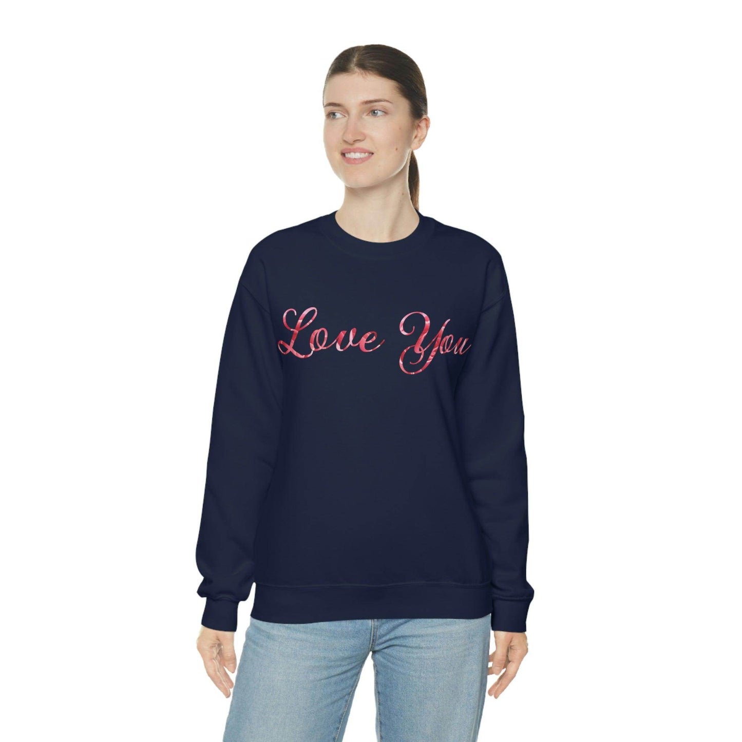 Love You Sweatshirt, love shirt, wedding gift, engagement gift, anniversary gift, couple shirt, matching shirt - Giftsmojo