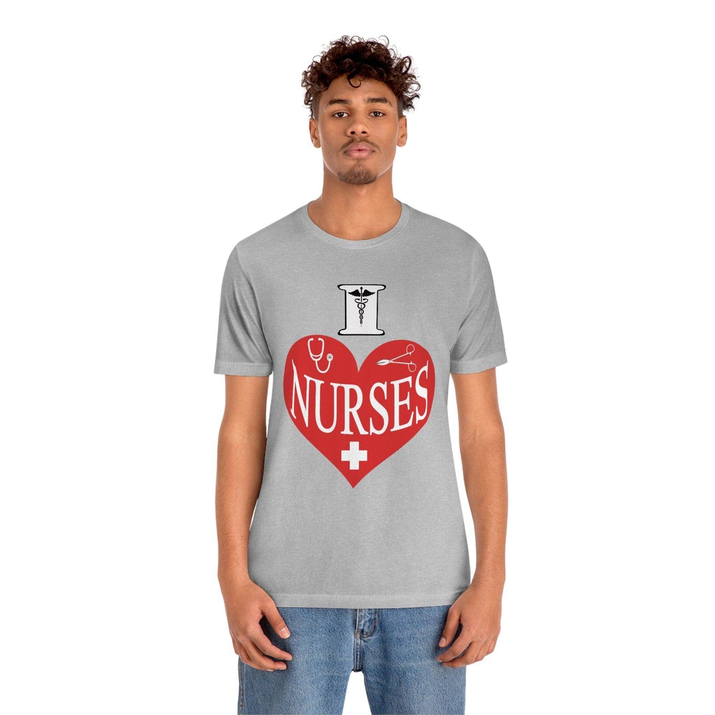 I love Nurses Tee - Giftsmojo
