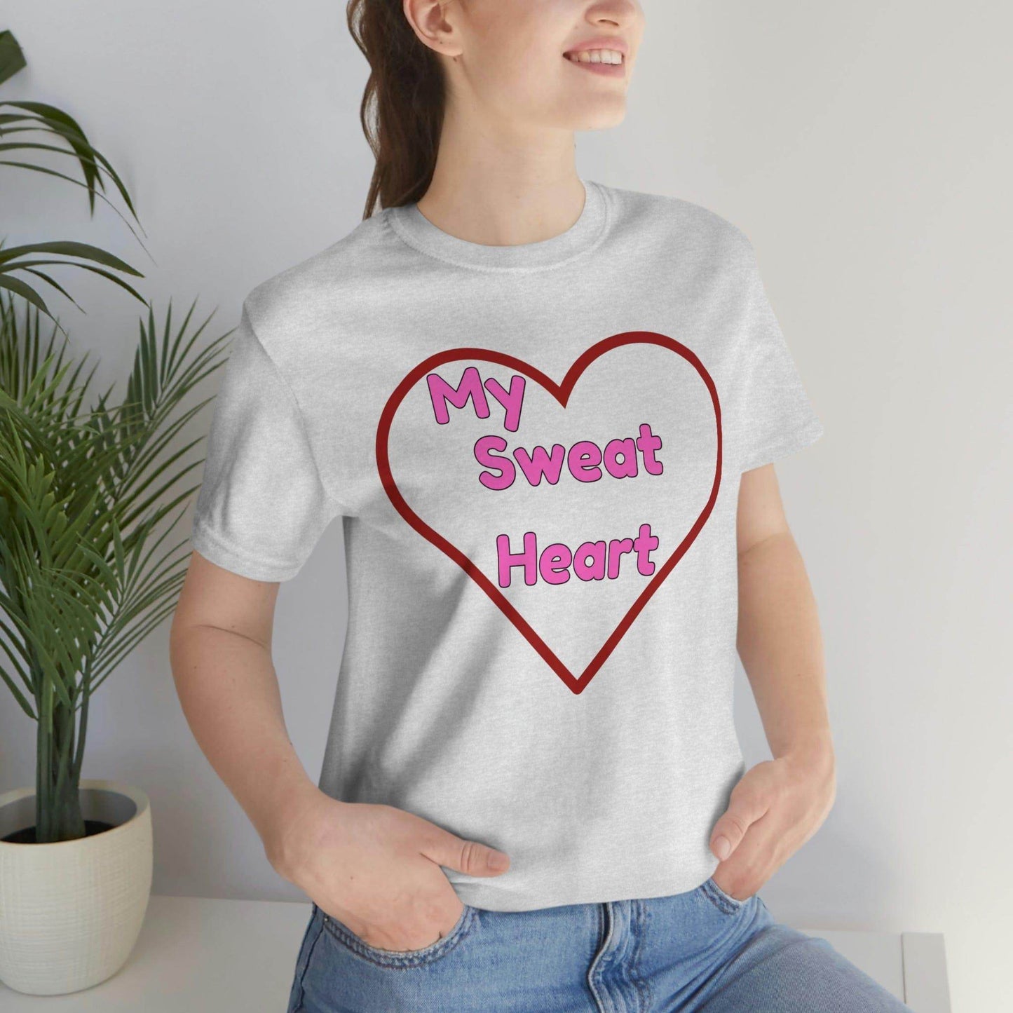 My Sweat Heart - Love shirt - Gift for wife - Gift for Husband - Gift for Girlfriend and Boyfriend - Giftsmojo