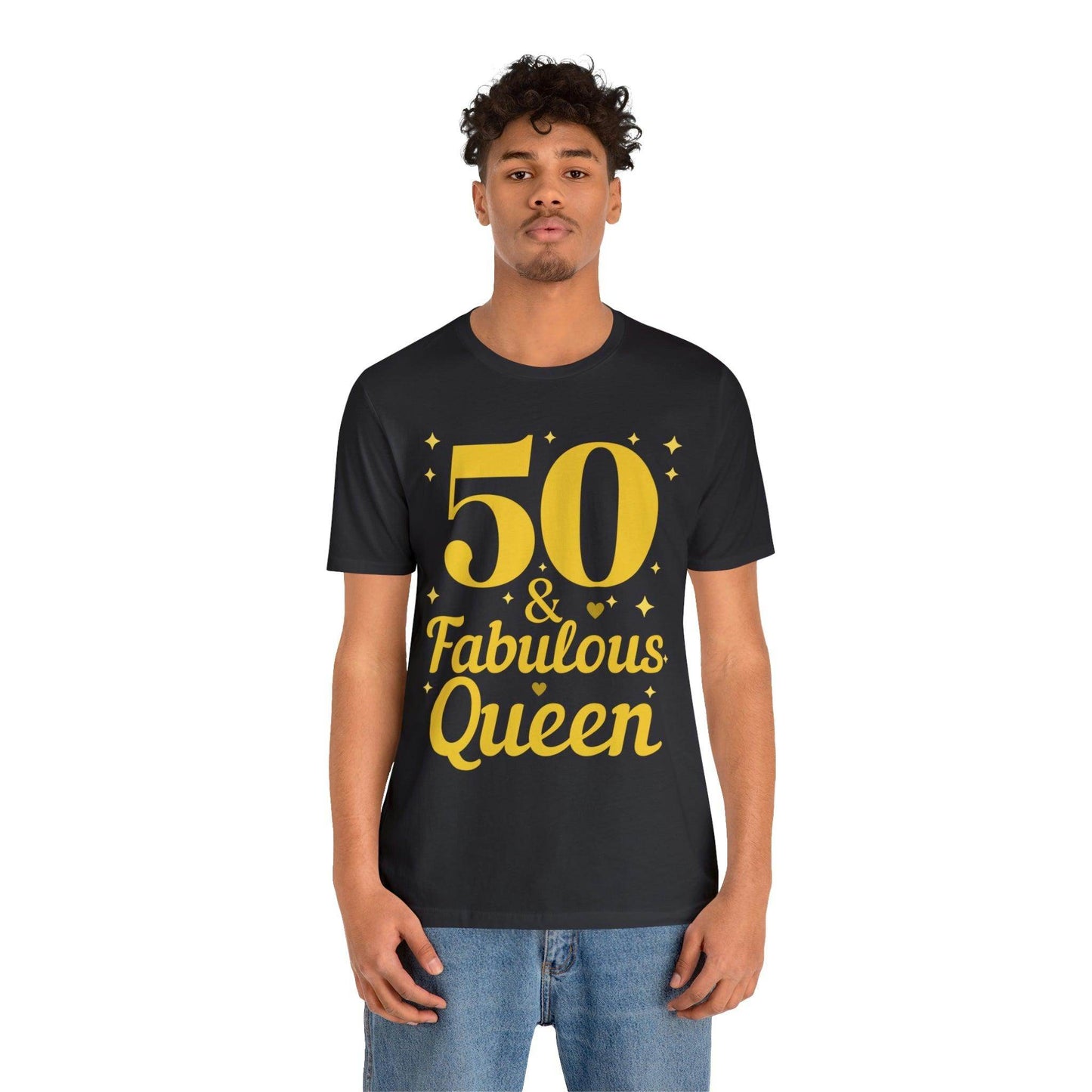 50 and Fabulous Queen shirt, Funny 50th birthday shirt - Giftsmojo