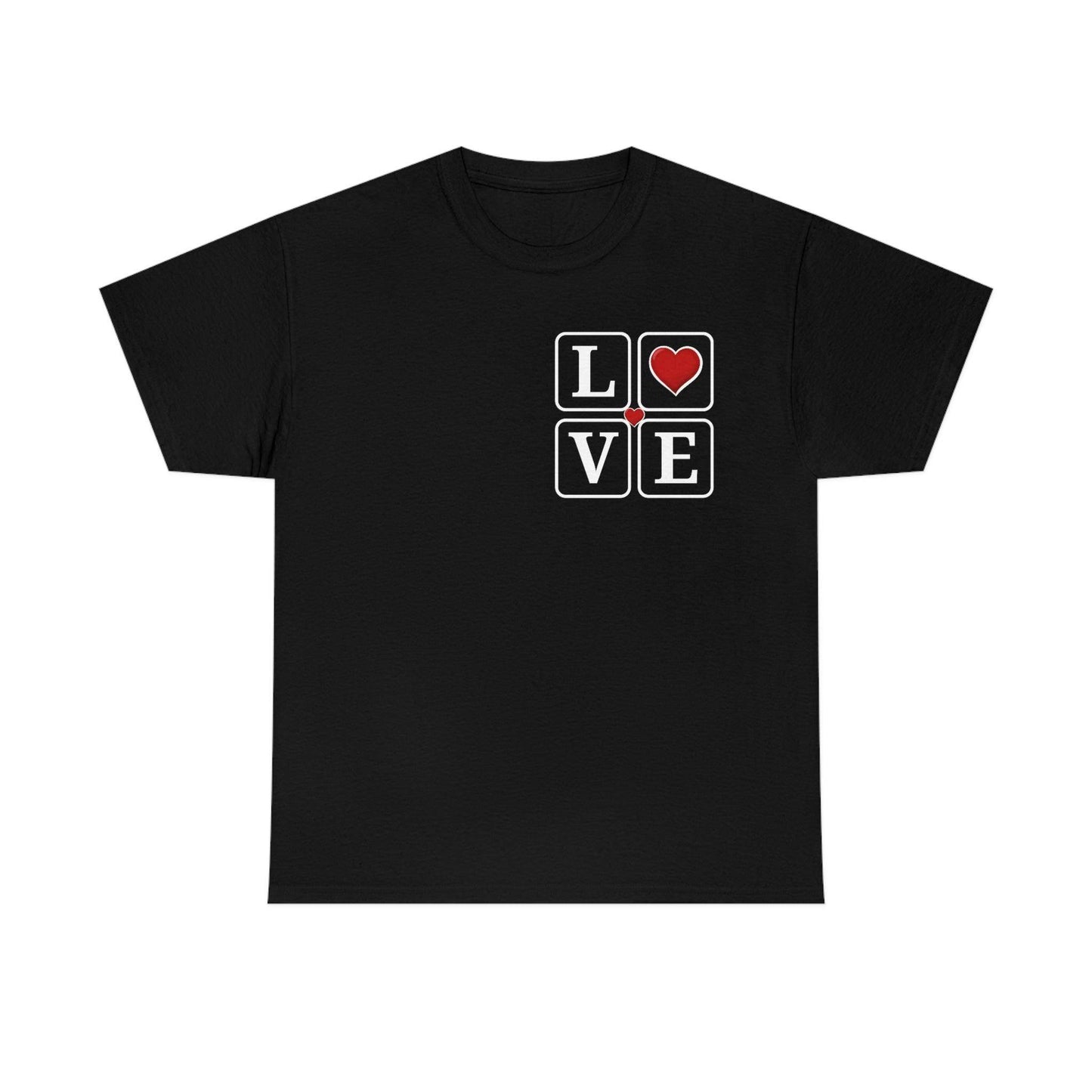 Love square Hearts T-shirt - Giftsmojo