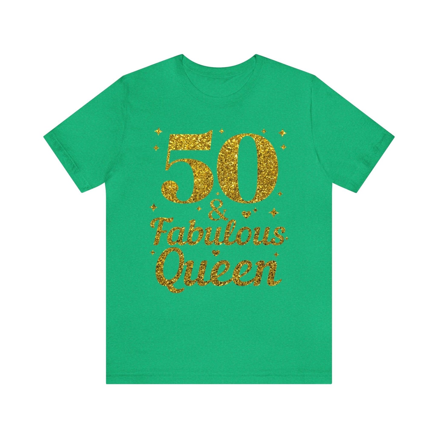 50 and Fabulous Queen shirt, Funny 50th birthday shirt, 50th birthday Tshirt, birthday queen shirt, Gift for 50th birthday, Vintage shirt, birthday gift, birthday girl shirt, mom’s birthday gift - Giftsmojo