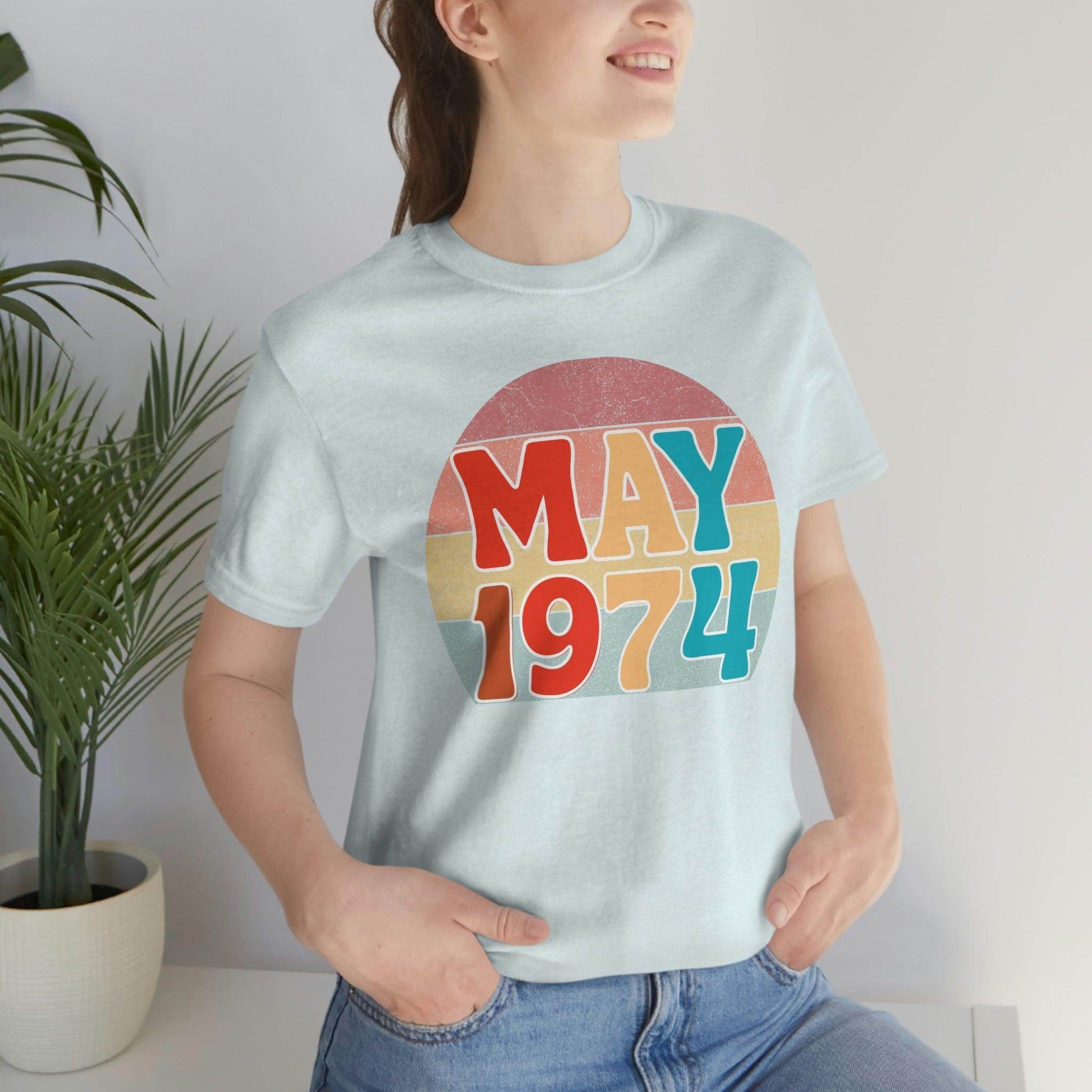 49th Birthday Shirt, 1974 Shirt, 49th Birthday Tee, Vintage 1974 Shirt, 49th Birthday Gifts, 1974 Birthday Shirt, 49th Birthday Gift - Giftsmojo
