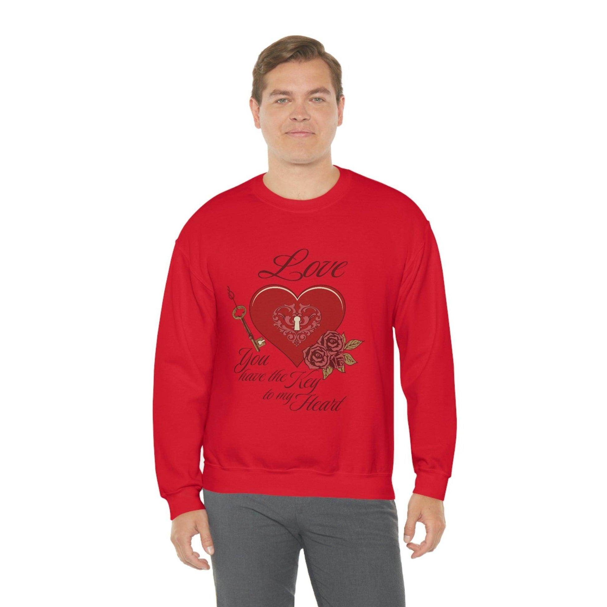 Love you have the key to my heart Sweatshirt - Giftsmojo
