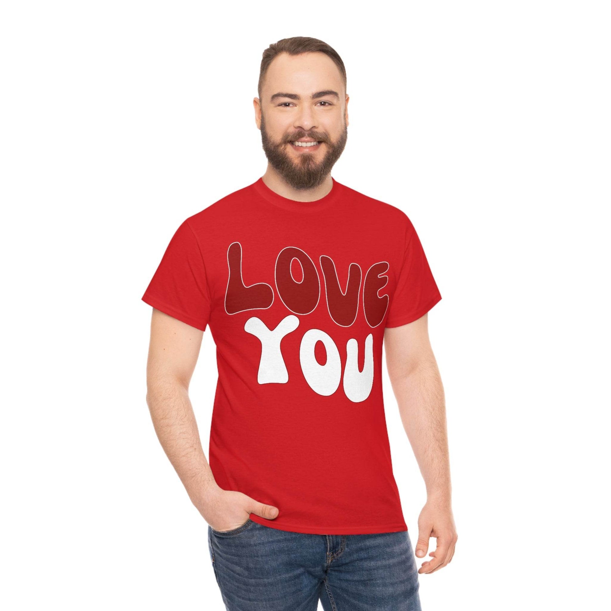 Love You Tee - Giftsmojo