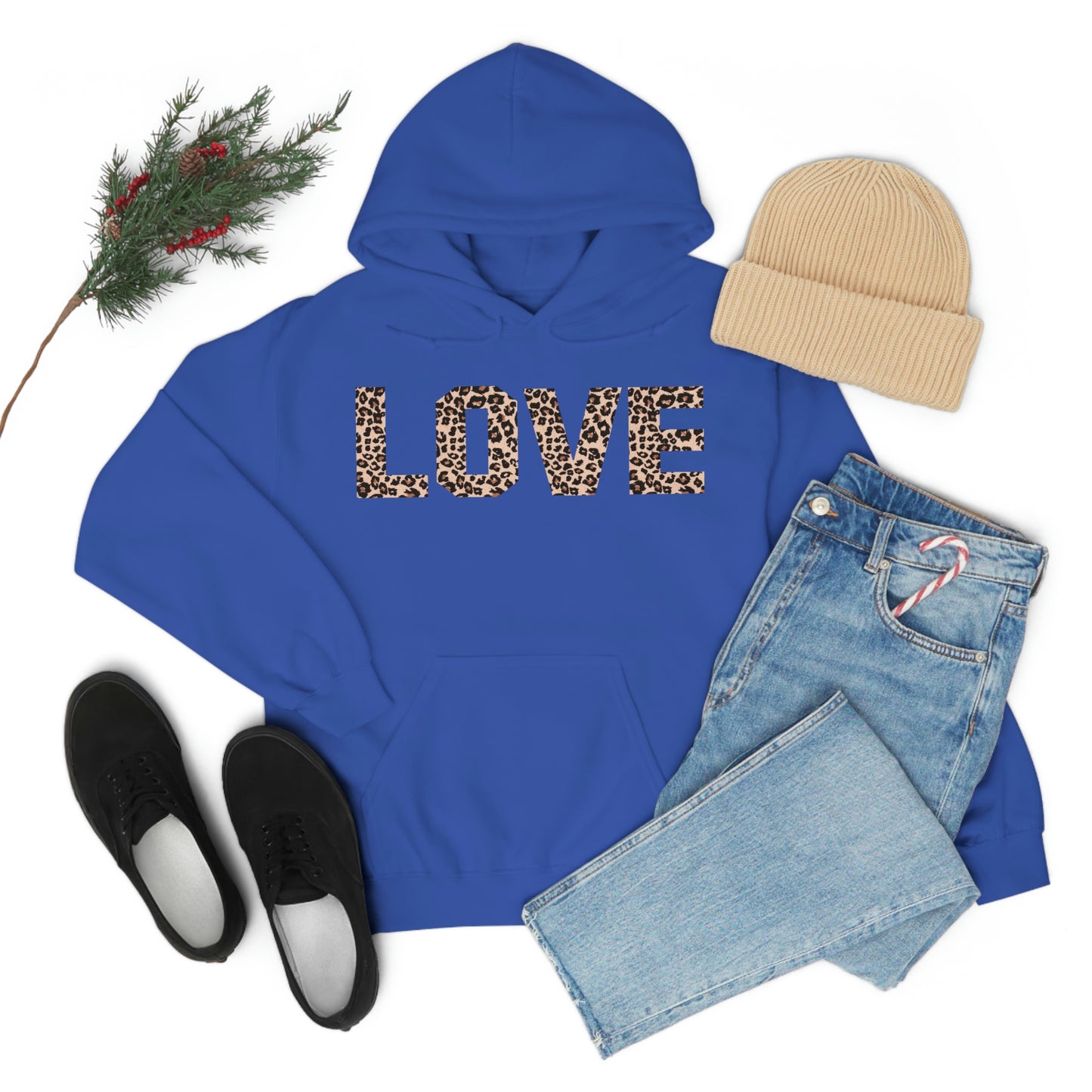 Leopard print Hooded Sweatshirt