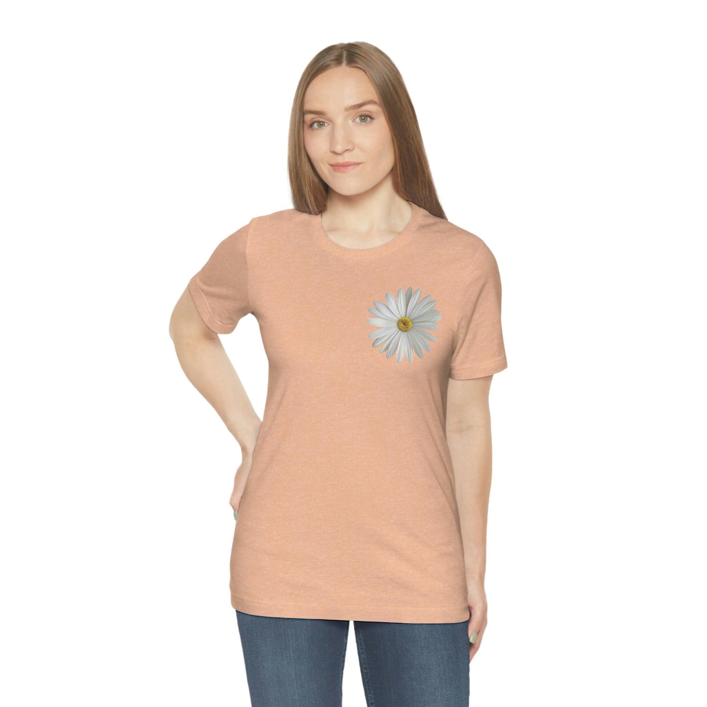 Daisy Shirt Floral Shirt Gift, Boho Shirt, Birth Month Flower, Gift For Mom, Daisy Women Shirt Flower Tee Summer Shirt, - Giftsmojo