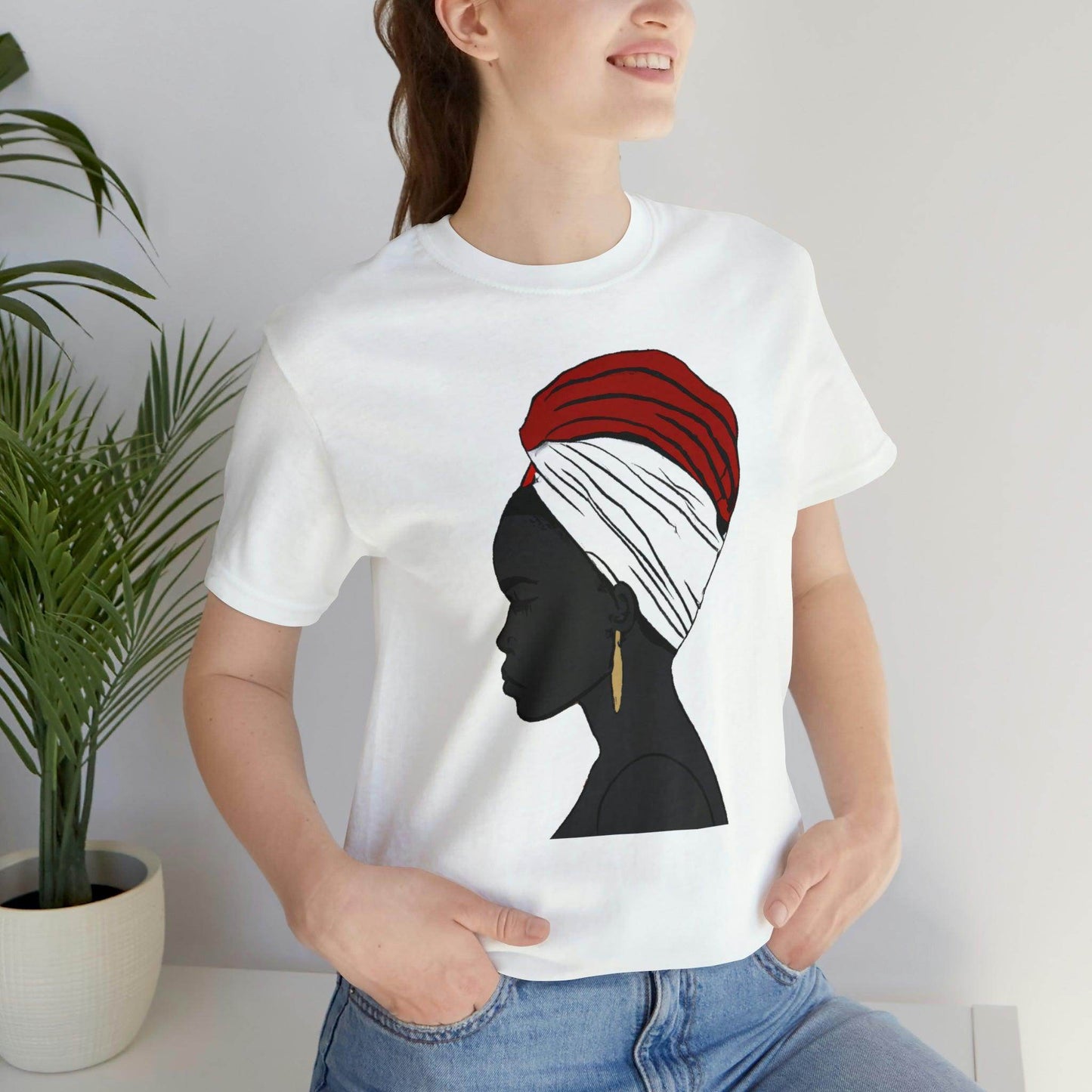 African Woman Art Shirt, Black Queen Shirt - Giftsmojo