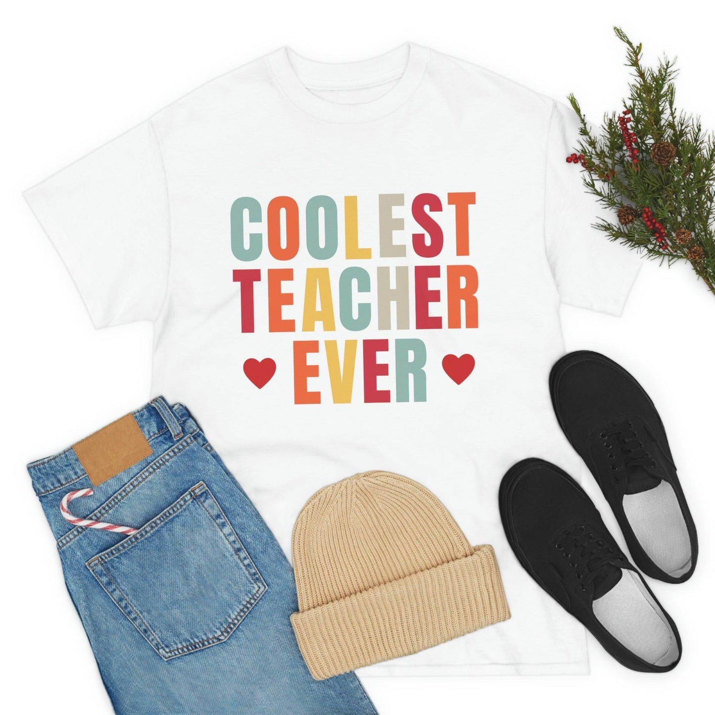 Coolest Teacher Ever T-Shirt - teacher gift - teacher appreciation - Giftsmojo