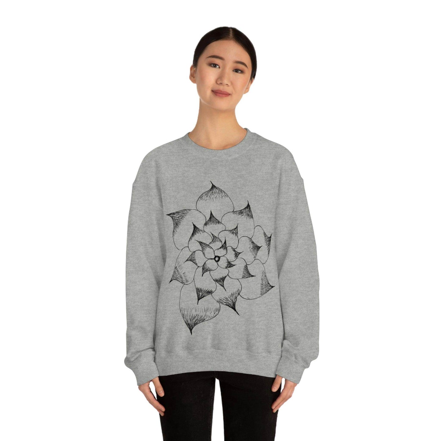 Flower Sweatshirt, floral sweatshirt flower shirt wildflower sweatshirt - Giftsmojo