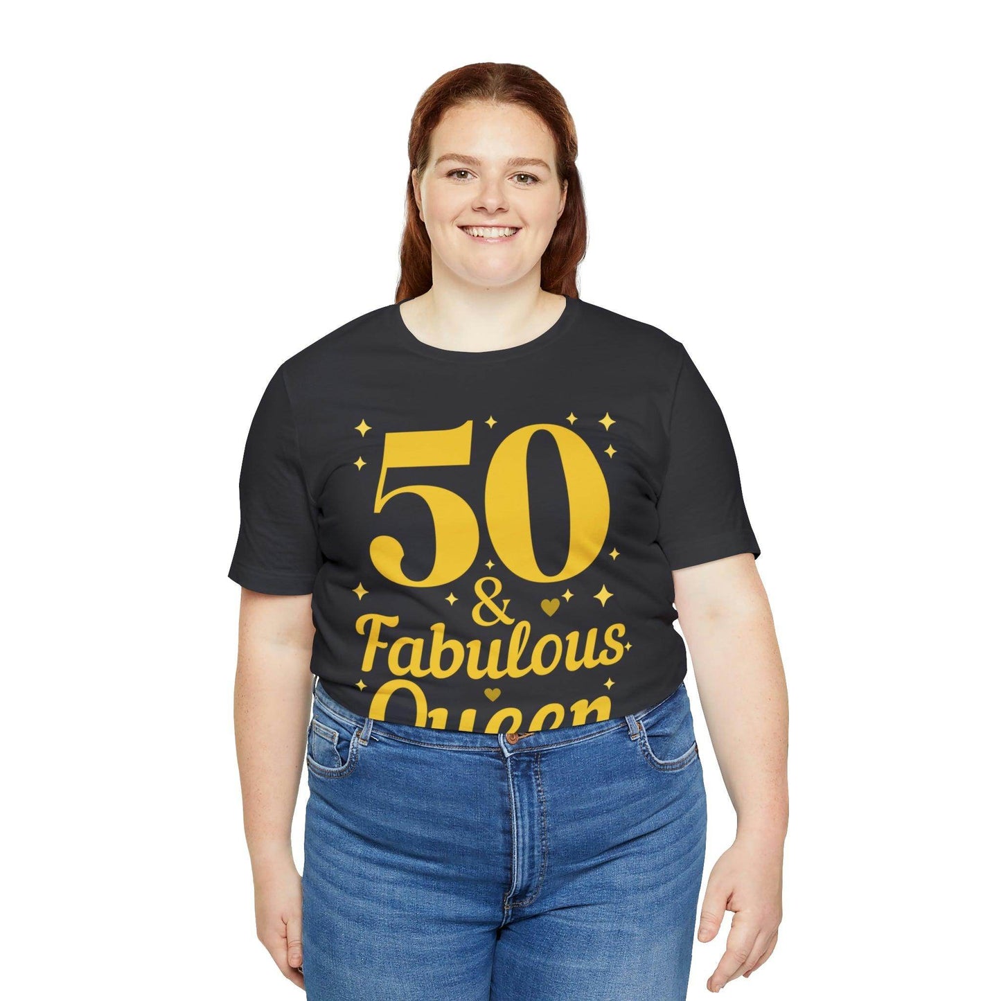 50 and Fabulous Queen shirt, Funny 50th birthday shirt - Giftsmojo