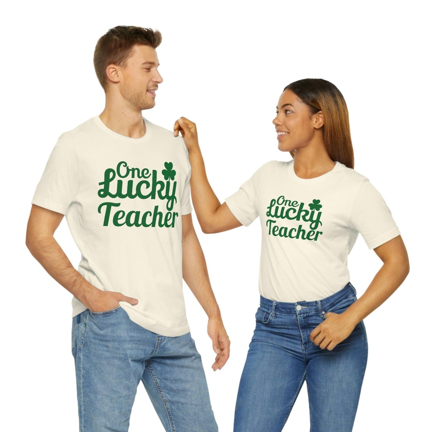 One Lucky Teacher Shirt feeling Lucky St Patrick's Day shirt - Funny St Paddy's day Funny Shirt - Giftsmojo