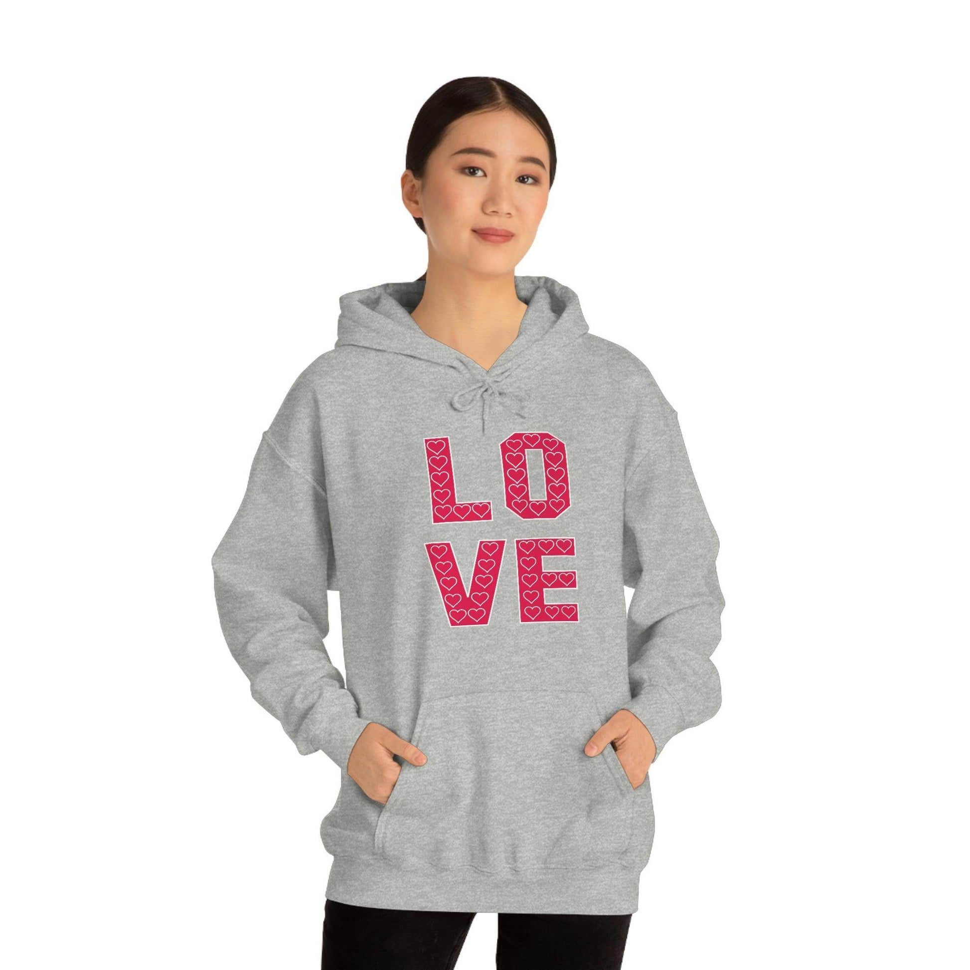 Love Hooded sweatshirt - Giftsmojo