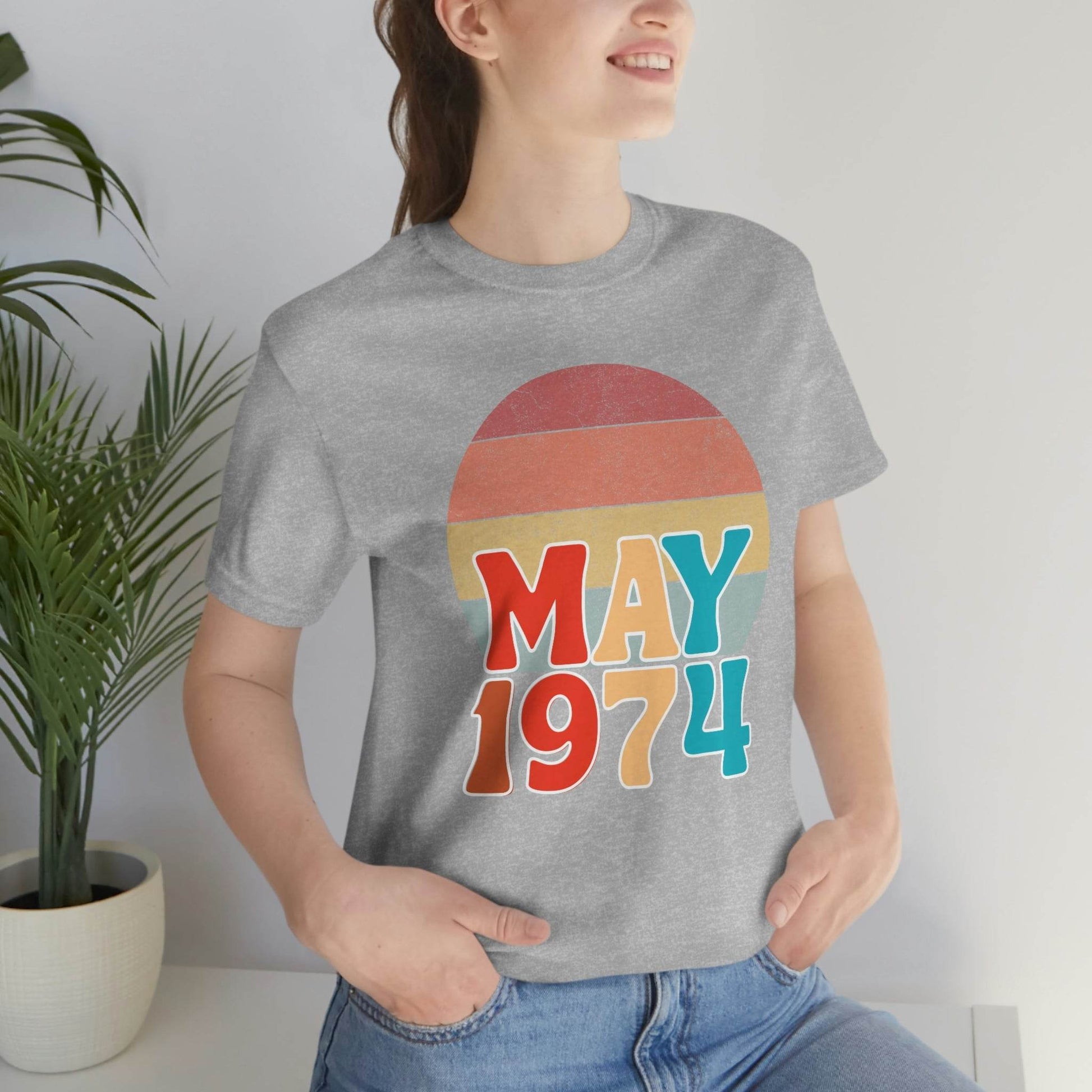 49th Birthday Shirt, 1974 Shirt, 49th Birthday Tee, Vintage 1974 Shirt, 49th Birthday Gifts, 1974 Birthday Shirt, 49th Birthday Gift - Giftsmojo