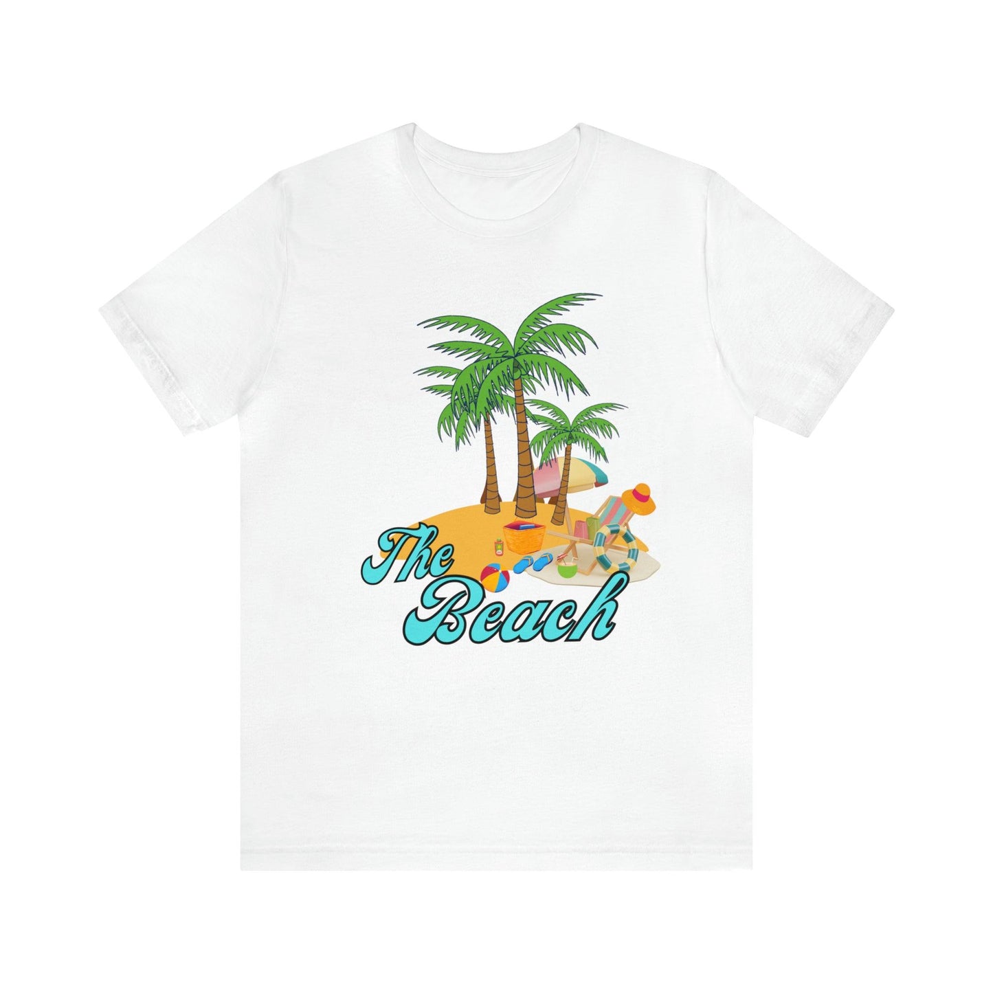 The Beach shirt, Beach t-shirt, Summer shirt, Beachwear, Beach fashion, Tropical print, Trendy design, Stylish beach apparel