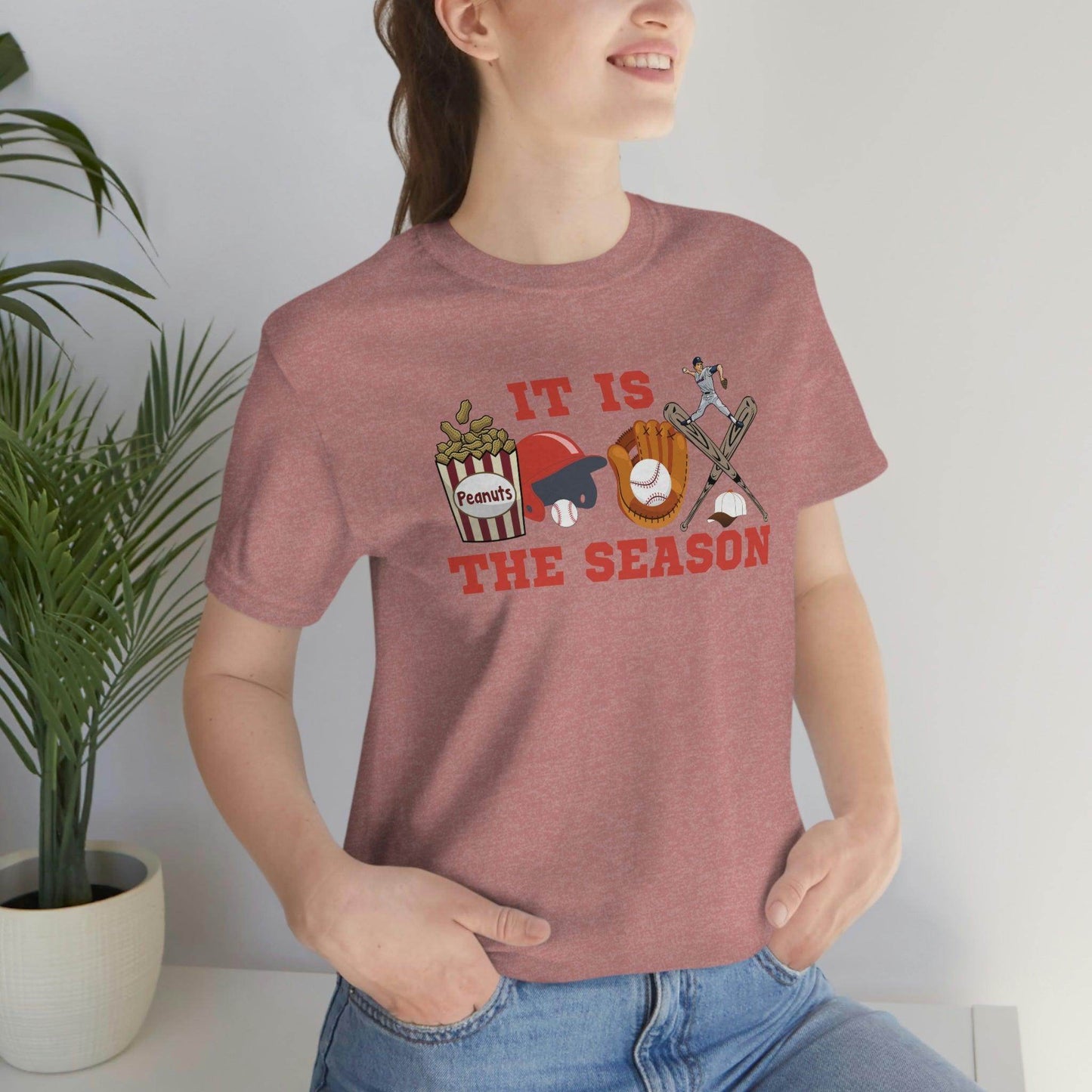It is the season Baseball shirt baseball tee baseball tshirt - Sport shirt Baseball Mom shirt Baseball Mama shirt gift for him gameday shirt - Giftsmojo