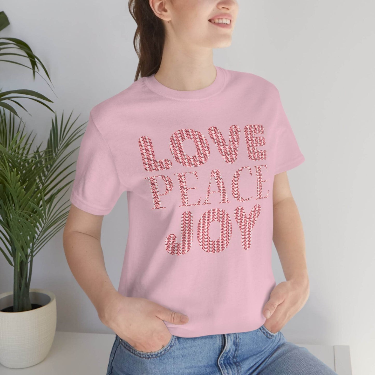 love peace joy Tee - Giftsmojo
