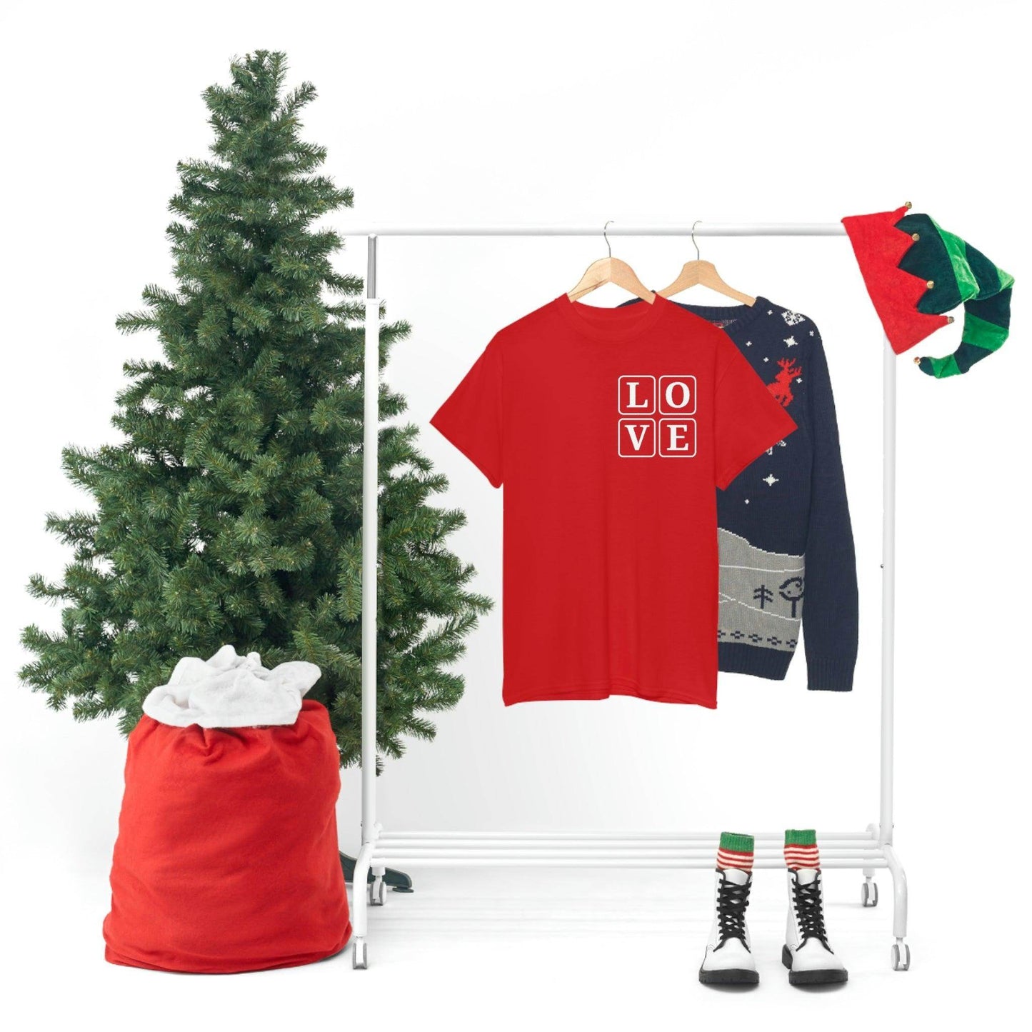 Love Square T-Shirt, - Giftsmojo