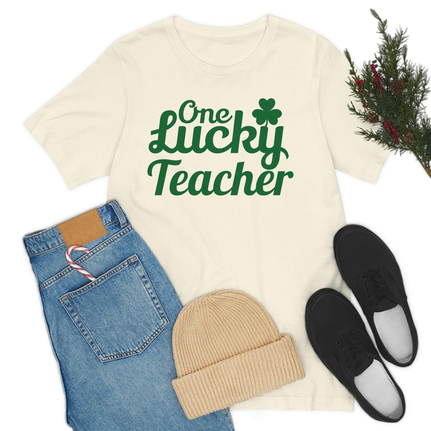 One Lucky Teacher Shirt feeling Lucky St Patrick's Day shirt - Funny St Paddy's day Funny Shirt - Giftsmojo