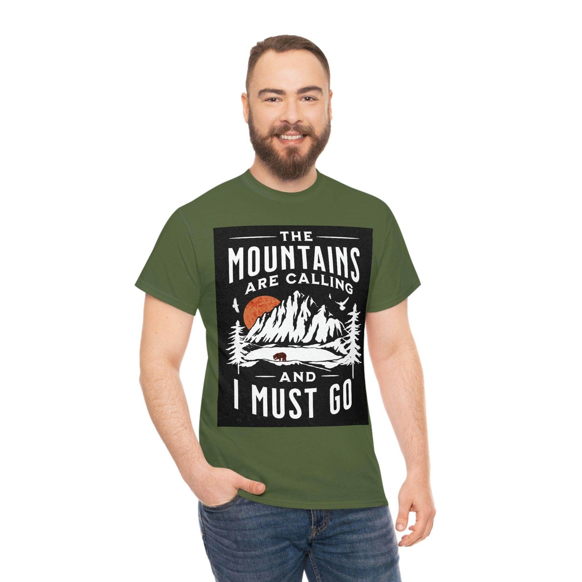 The Mountains are calling Tee - Giftsmojo