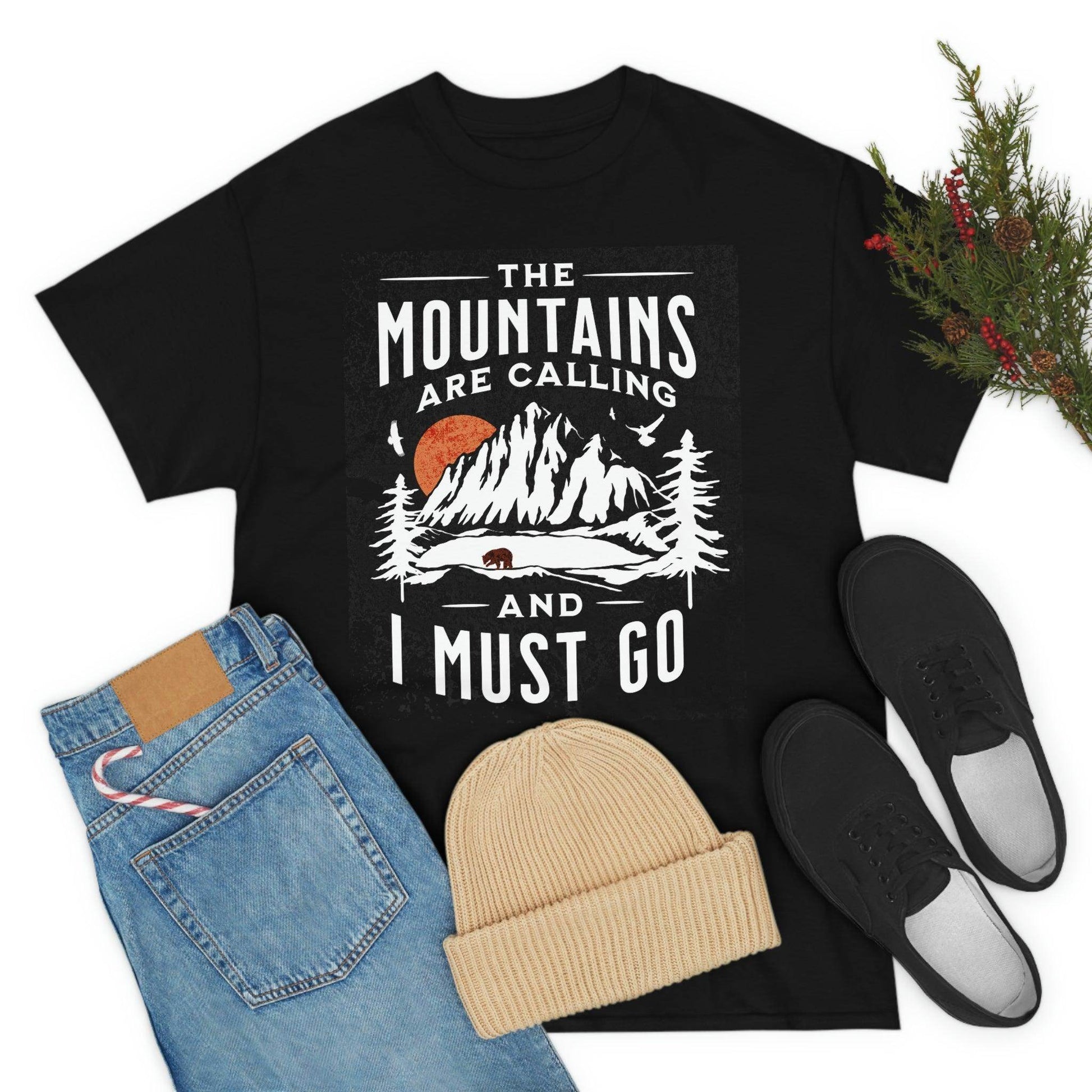 The Mountains are calling Tee - Giftsmojo