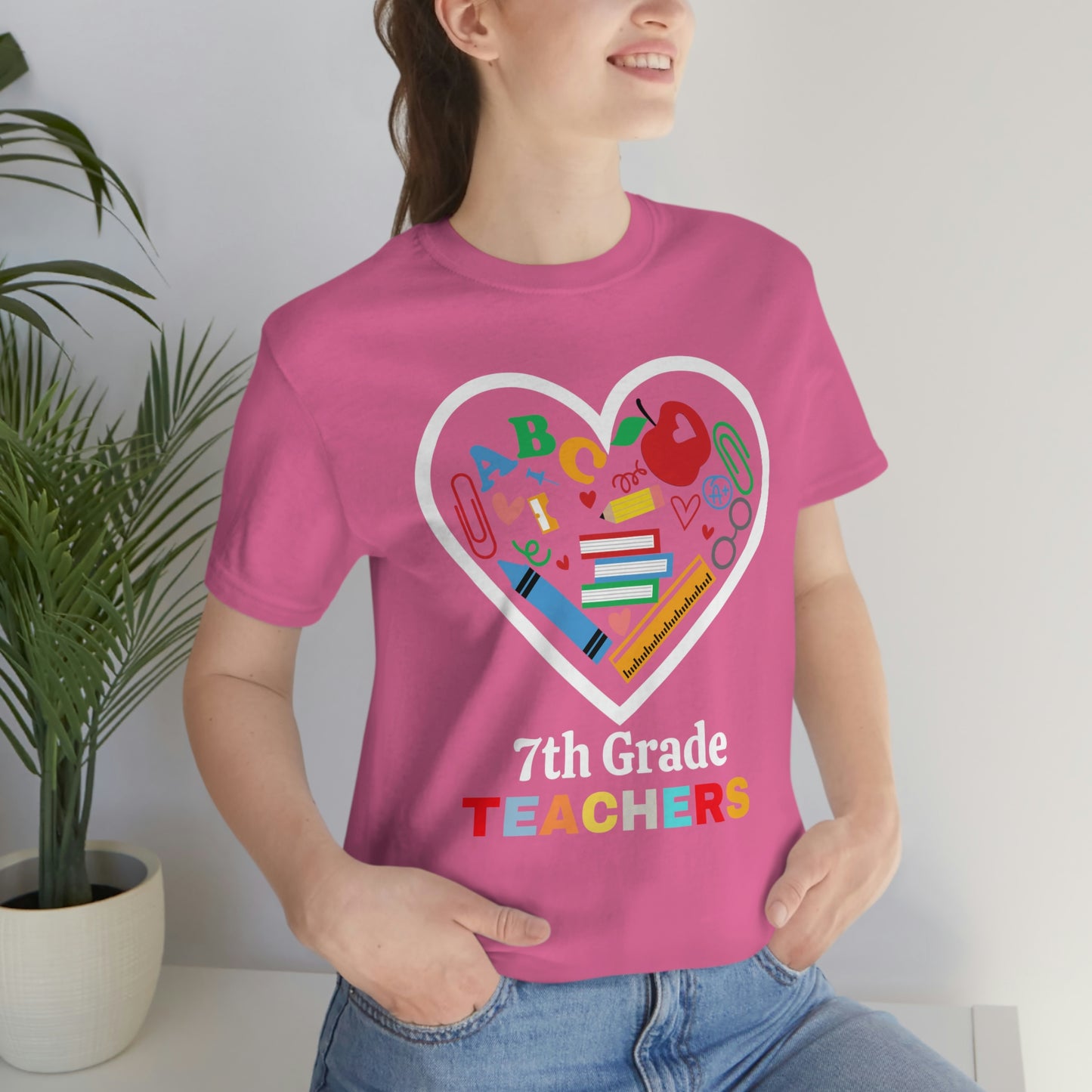 Love 7th Grade Teacher Shirt - Teacher Appreciation Shirt - Gift for Teachers - 7th Grade shirt