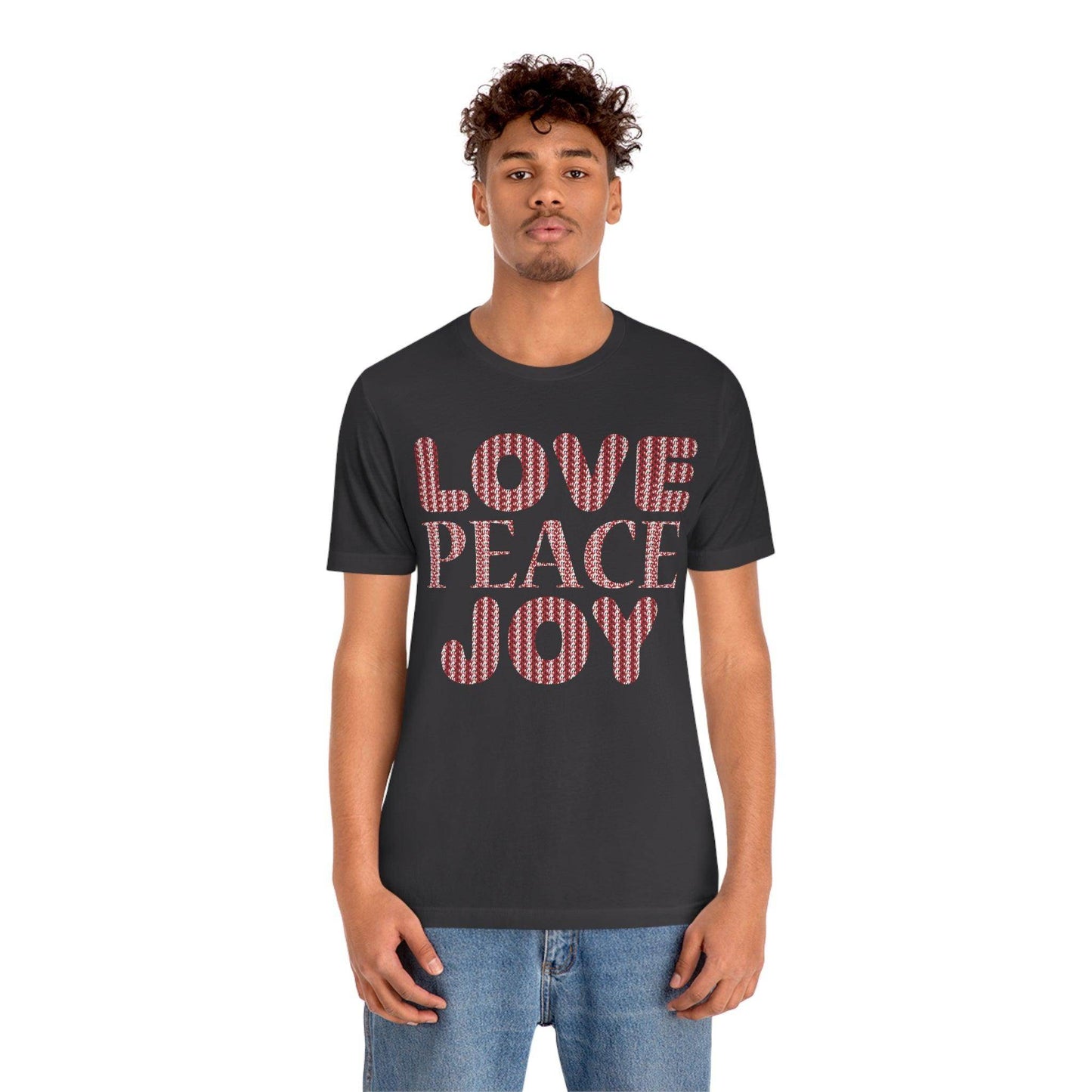 love peace joy Tee - Giftsmojo