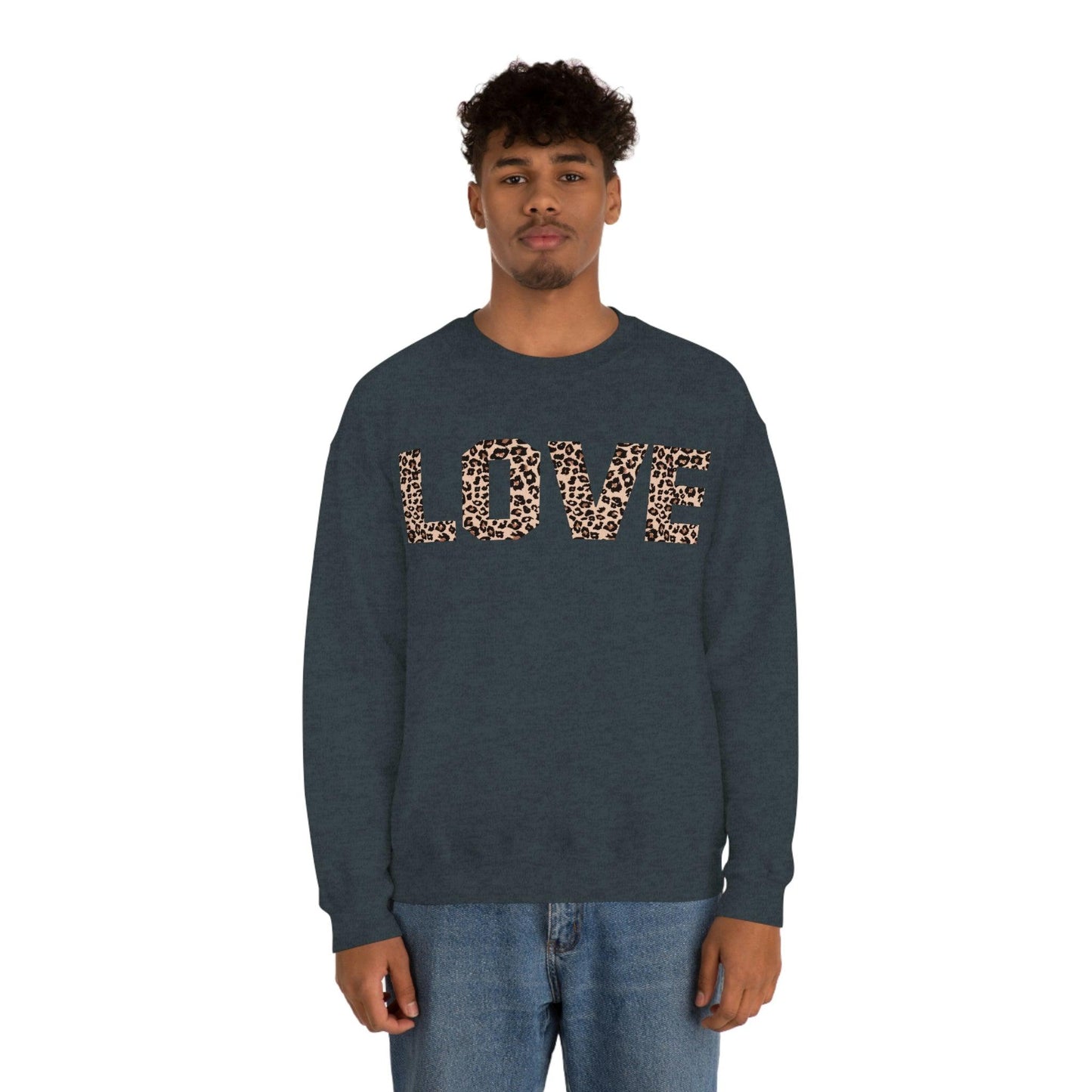 Leopard print love Sweatshirt