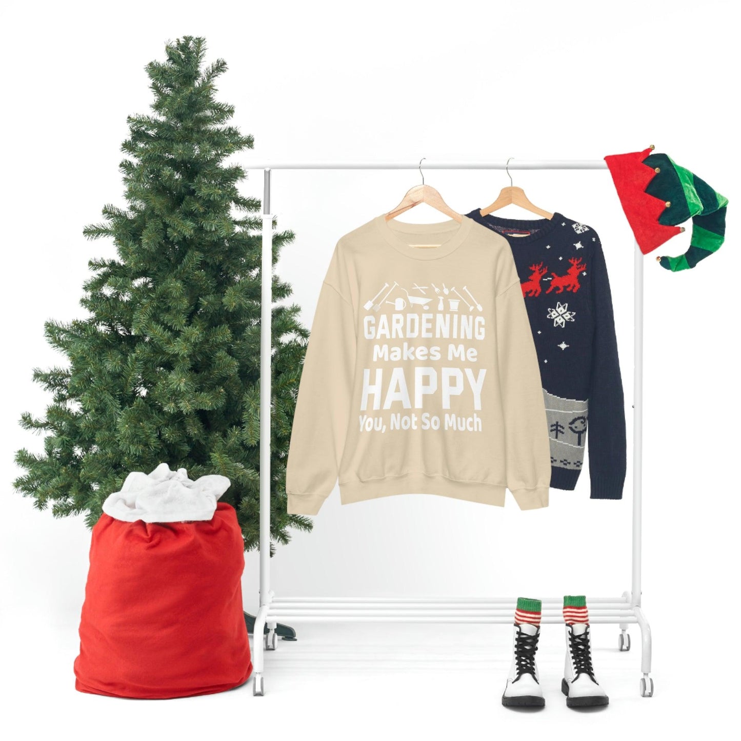 Gardening makes me Happy, You not so much, Garden sweatshirt, great for gardeners, garden shirt, plant lover shirt, nature lover shirt - Giftsmojo