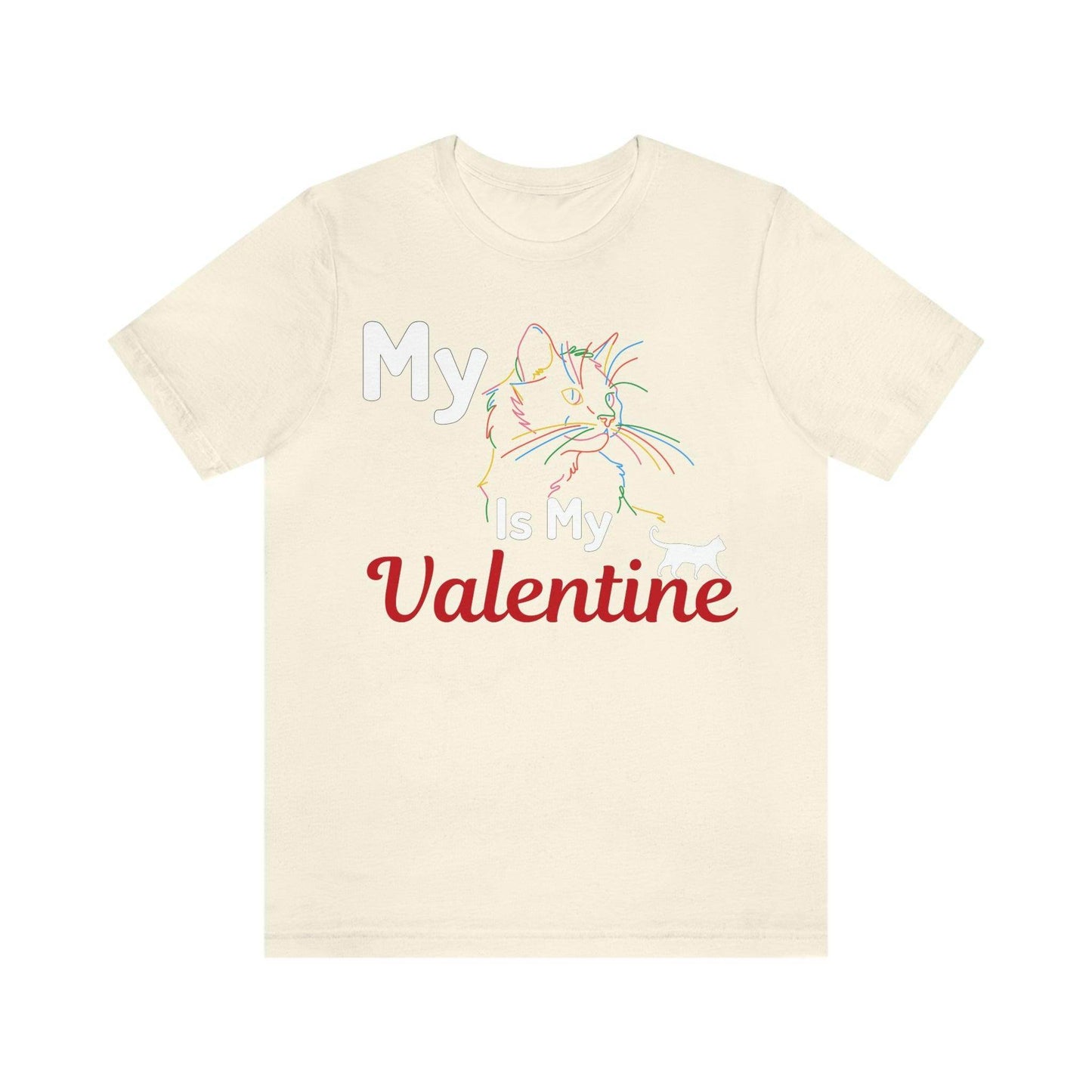 My Cat is My Valentine, Cute Pet lover Valentine shirt - Cute Cat lover shirt - Cat Mom shirt - Giftsmojo