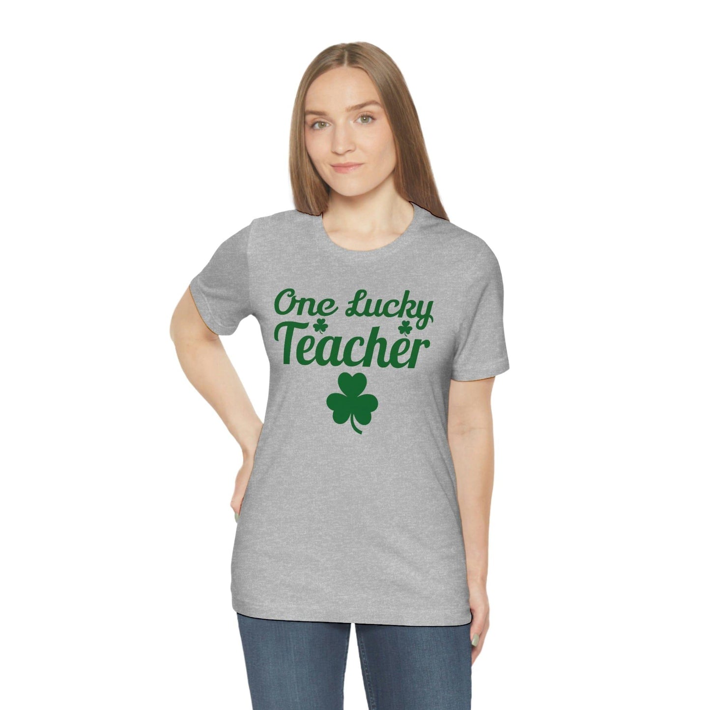 One Lucky Teacher Shirt feeling Lucky St Patrick's Day shirt - Funny St Paddy's day Funny Shirt