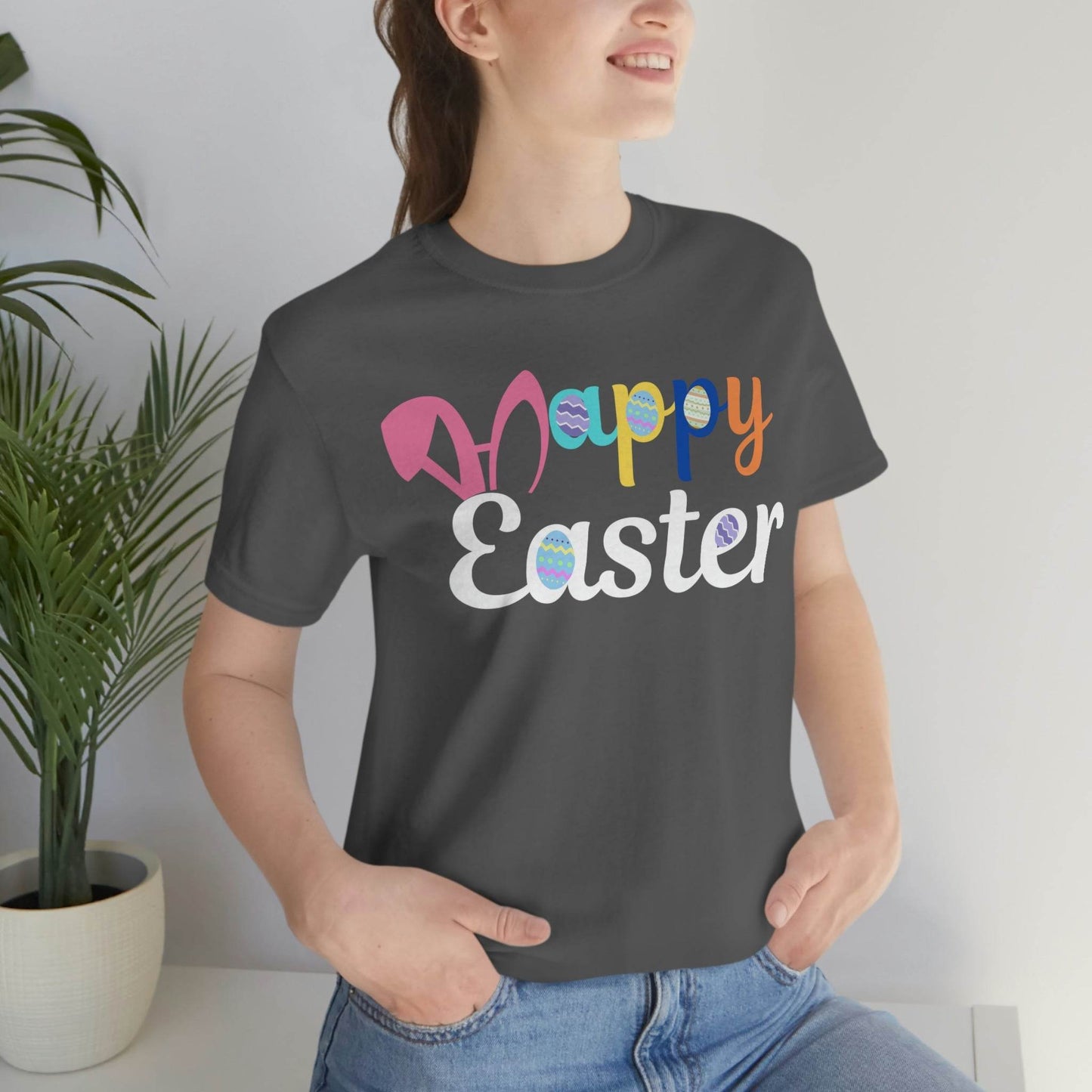 Happy Easter Tshirt, Easter gift for Adults - Giftsmojo
