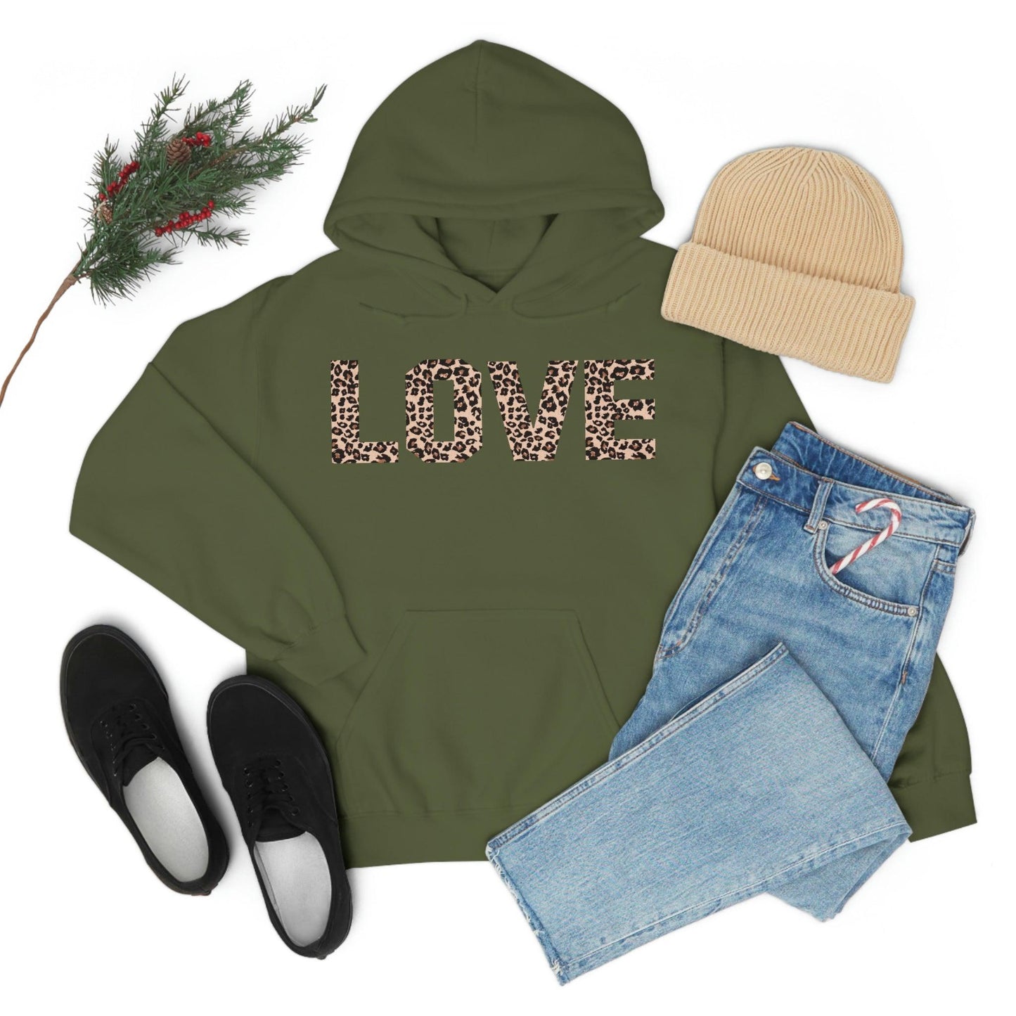 Leopard print Hooded Sweatshirt - Giftsmojo