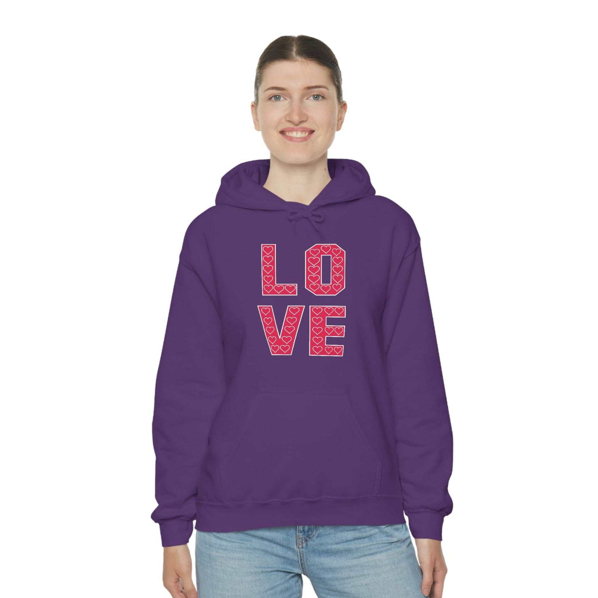 Love Hooded sweatshirt - Giftsmojo