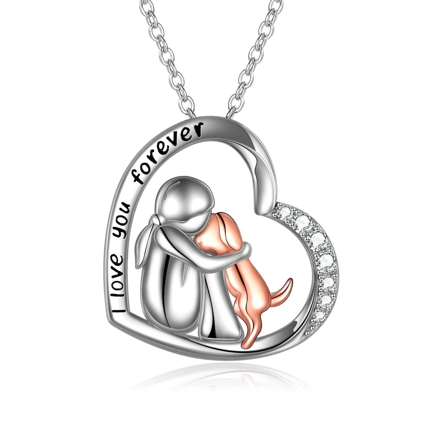 Sterling Silver Keepsake Dog Lover Memorial Pendant Necklace Gifts for Women - Giftsmojo