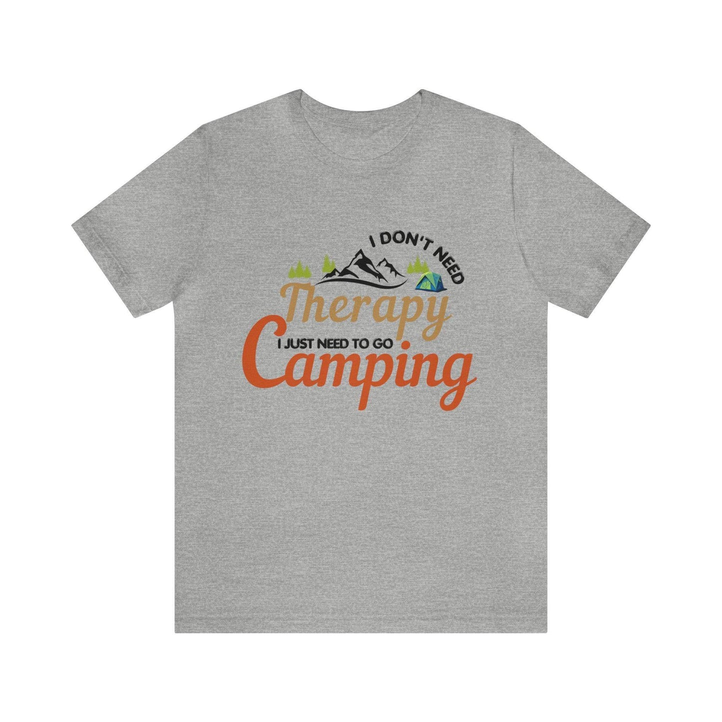 I don't need therapy I just need to go camping, camping shirt, dad shirt, dad gift, gift for outdoor lover, fishing gift nature lover shirt - Giftsmojo