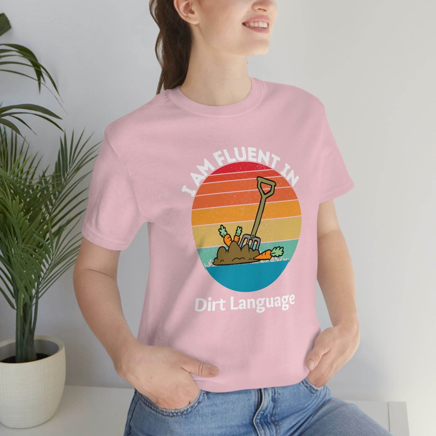 Gardener shirt Garden t-shirt Botanical Shirt Plant Lover Shirt Gardener Gift, Garden Shirt, Garden Tee I am fluent in dirt language - Giftsmojo