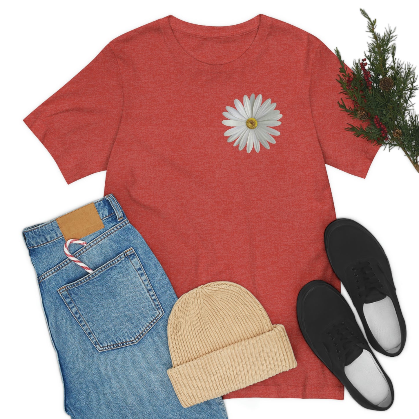 Daisy Shirt Floral Shirt Gift, Boho Shirt, Birth Month Flower, Gift For Mom, Daisy Women Shirt Flower Tee Summer Shirt,
